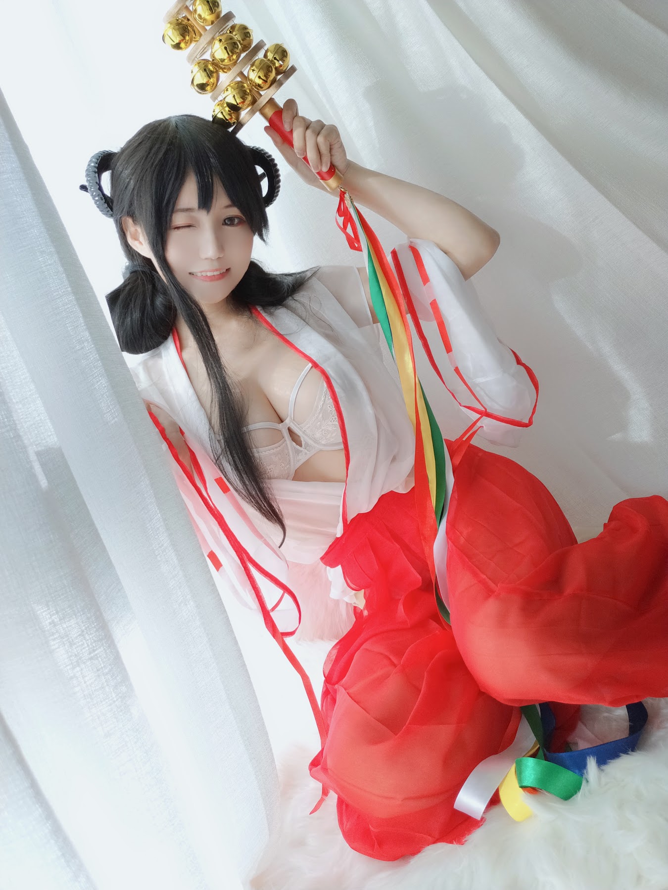 Coser@小仓千代w No.008 有点不对劲的巫女 - P9