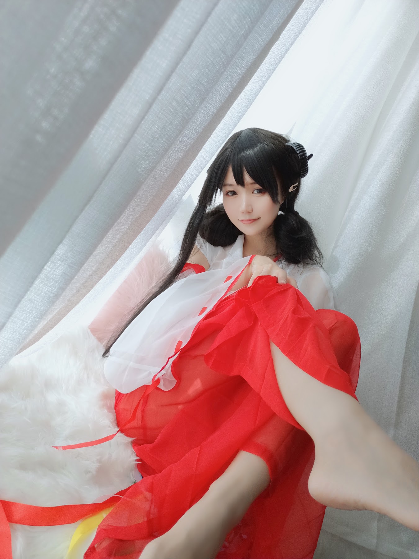 Coser@小仓千代w No.008 有点不对劲的巫女 - P31