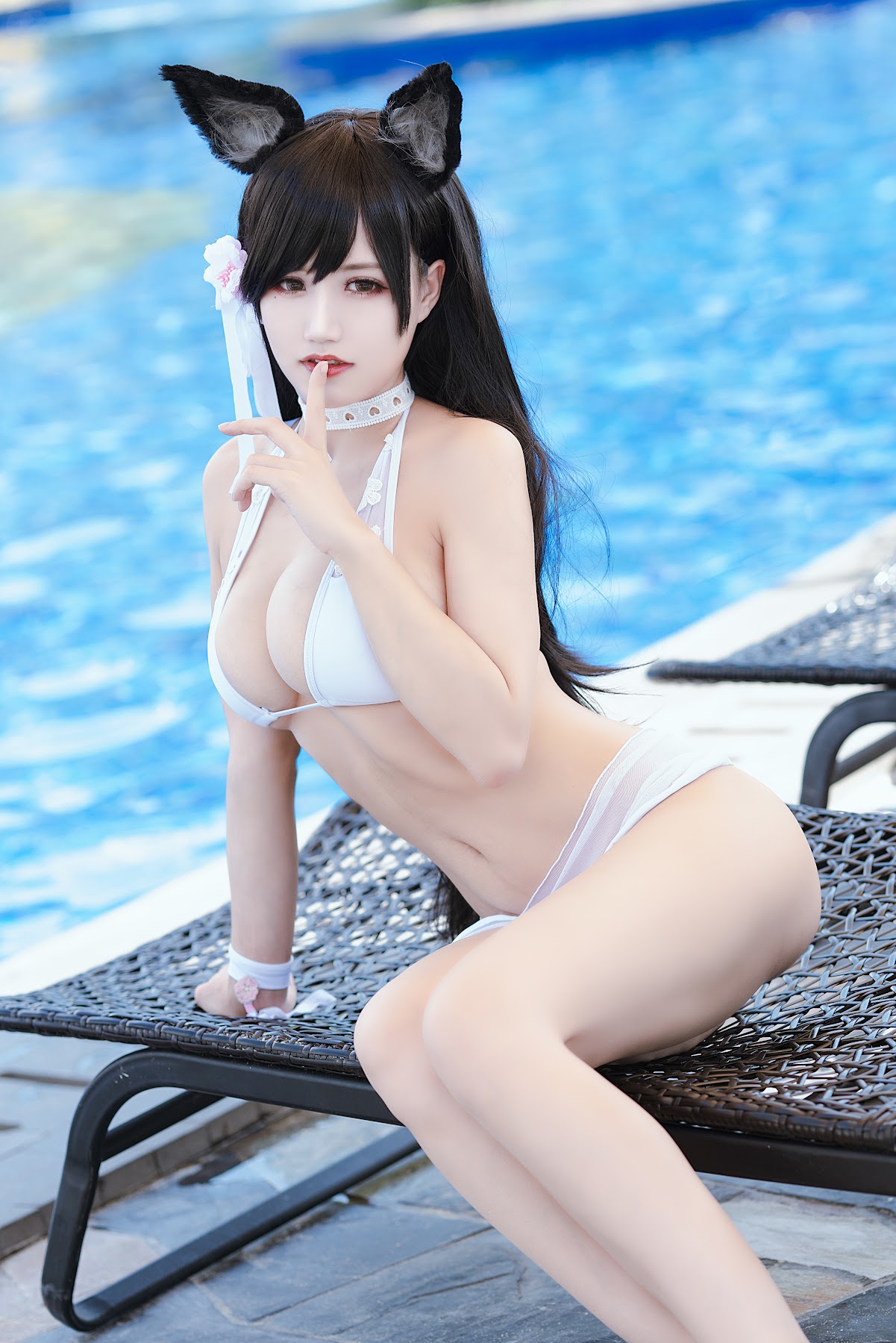 Coser@小仓千代w No.010 7月舰长爱宕泳装 - P5