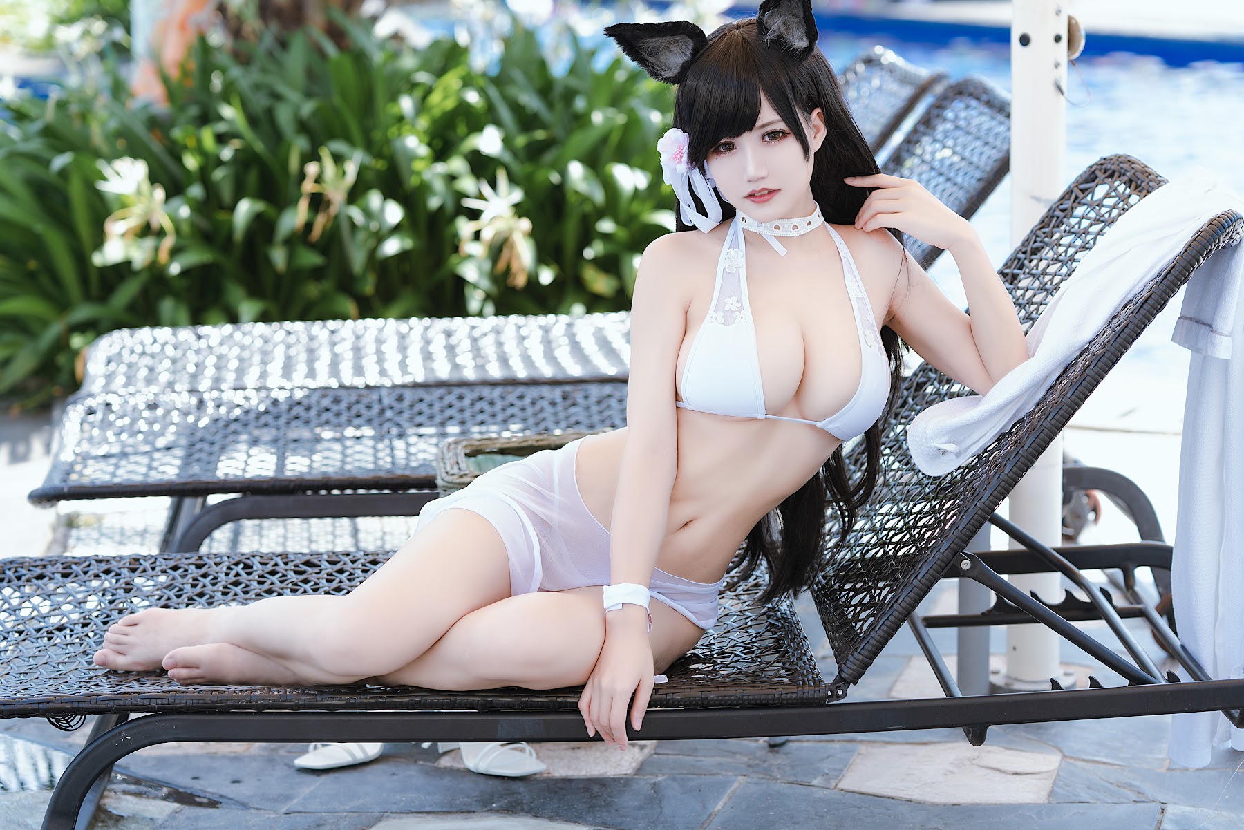 Coser@小仓千代w No.010 7月舰长爱宕泳装 - P7