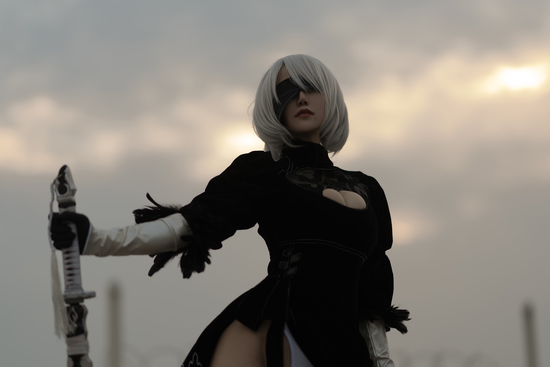 Coser@小仓千代w No.011 8月舰长写真 2B原皮 - P15