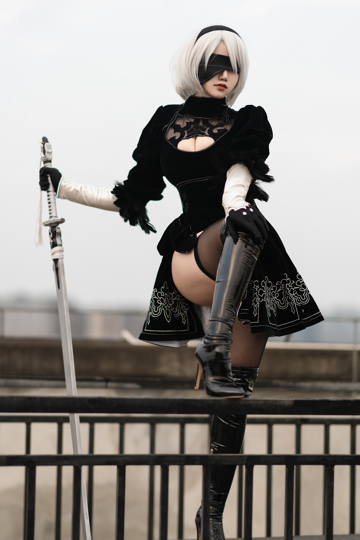 Coser@小仓千代w No.011 8月舰长写真 2B原皮 - P2