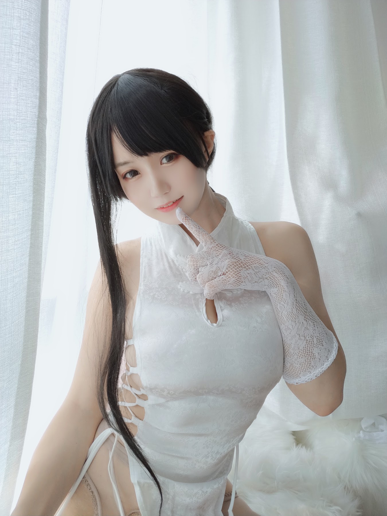 Coser@小仓千代w No.012 旗袍 - P14