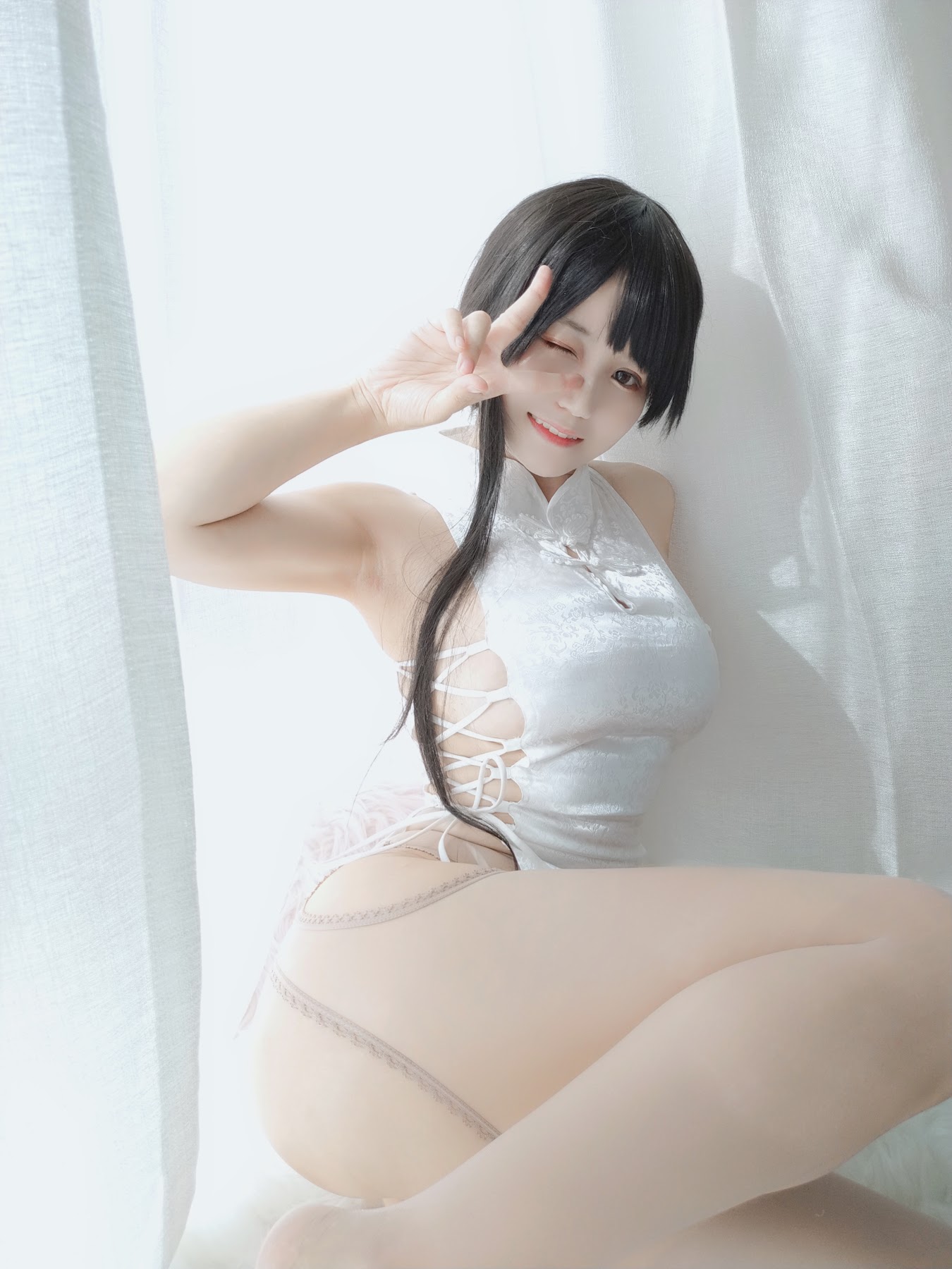 Coser@小仓千代w No.012 旗袍 - P27