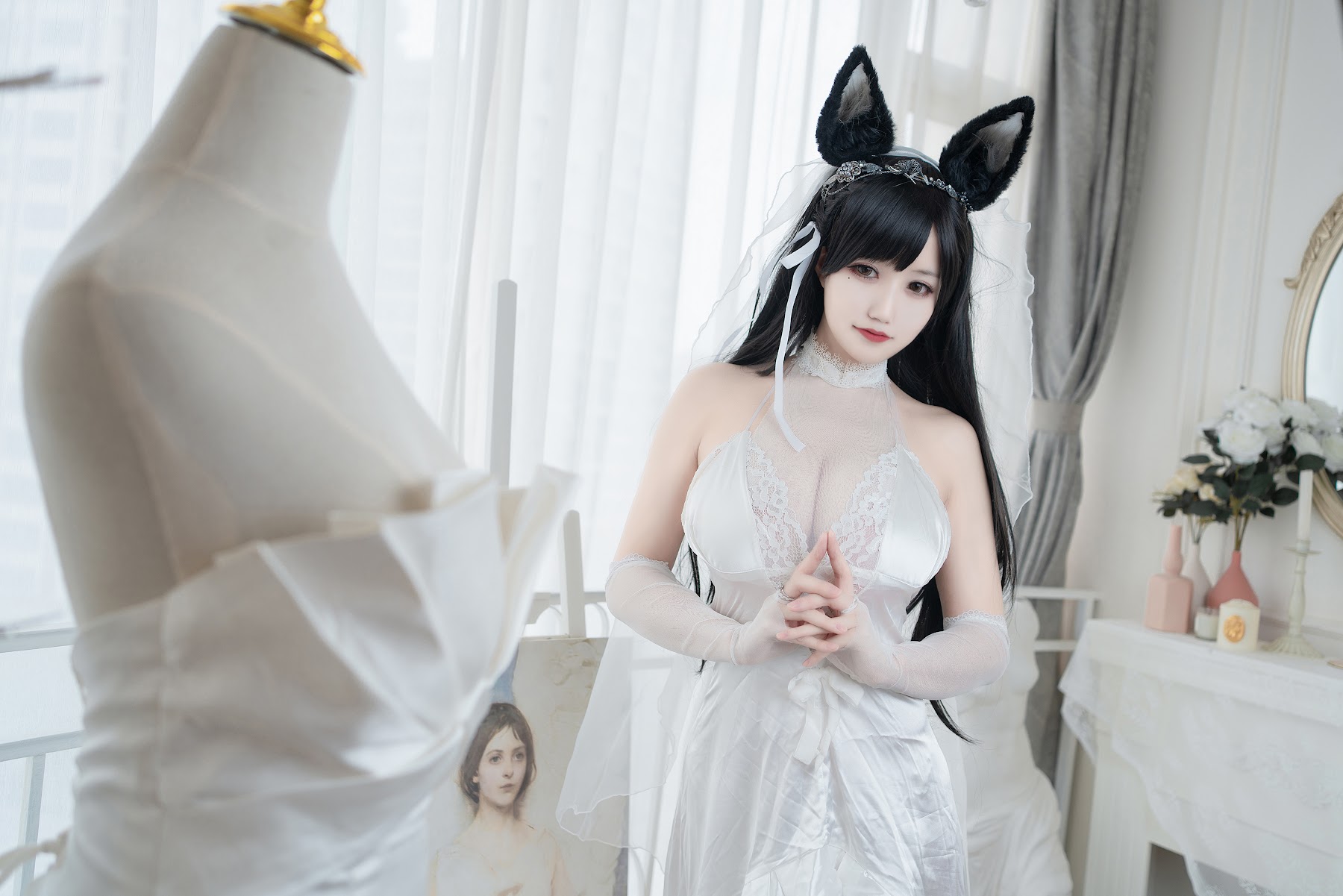 Coser@小仓千代w No.015 爱宕婚纱 - P13