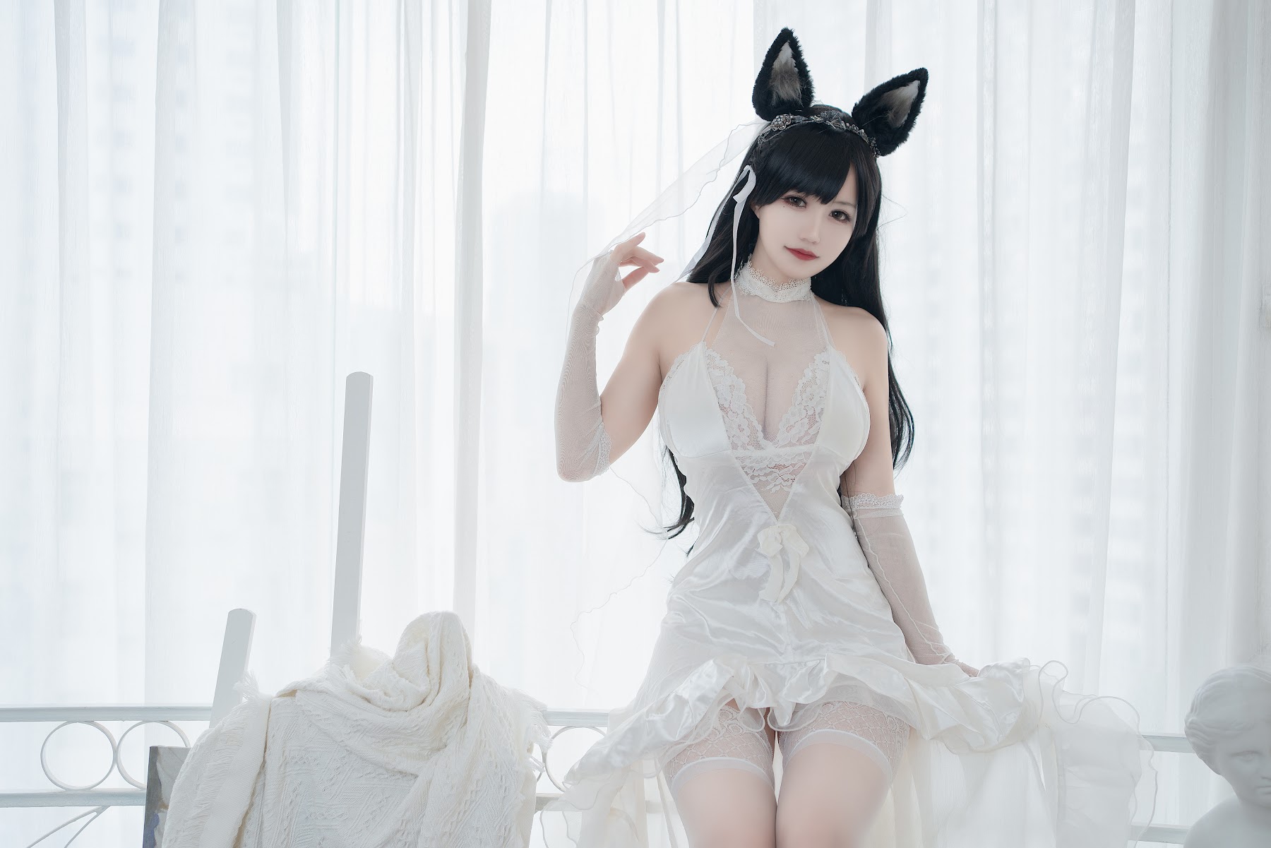 Coser@小仓千代w No.015 爱宕婚纱 - P17