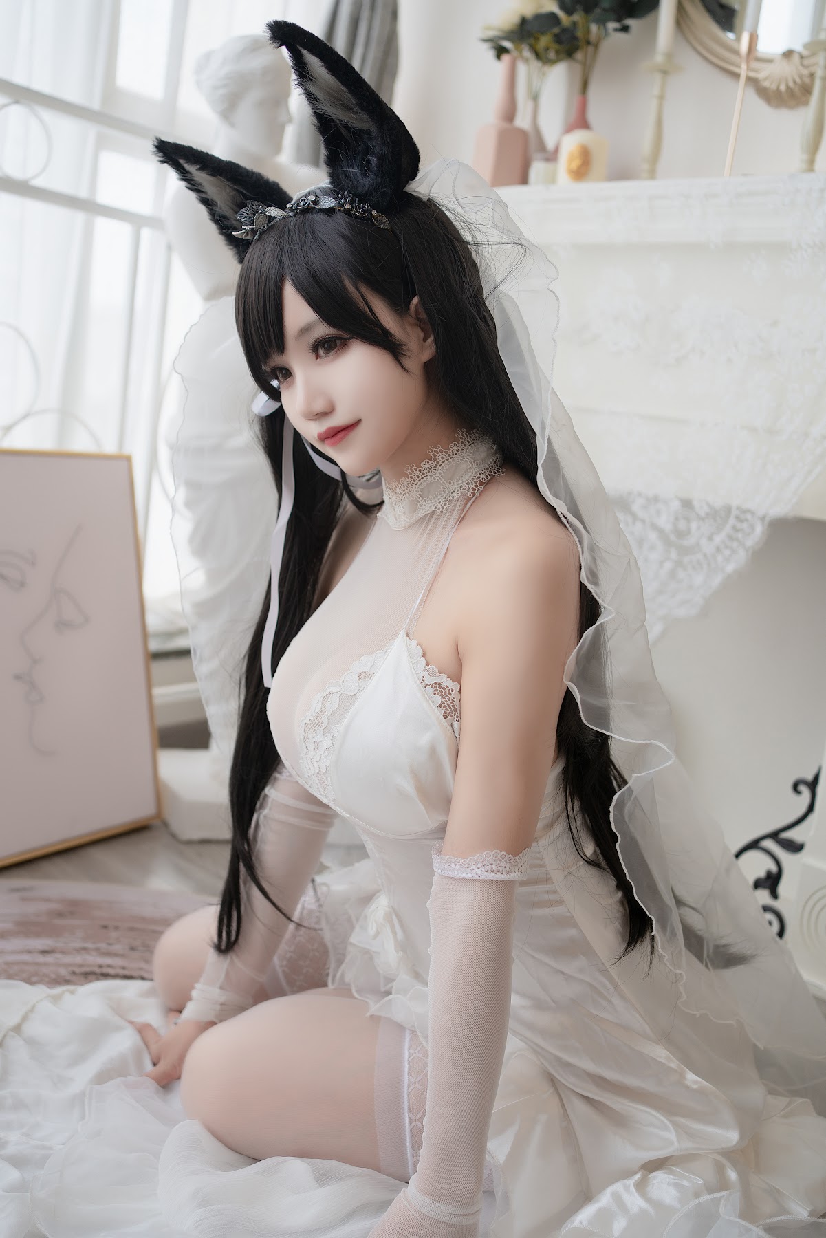 Coser@小仓千代w No.015 爱宕婚纱 - P8