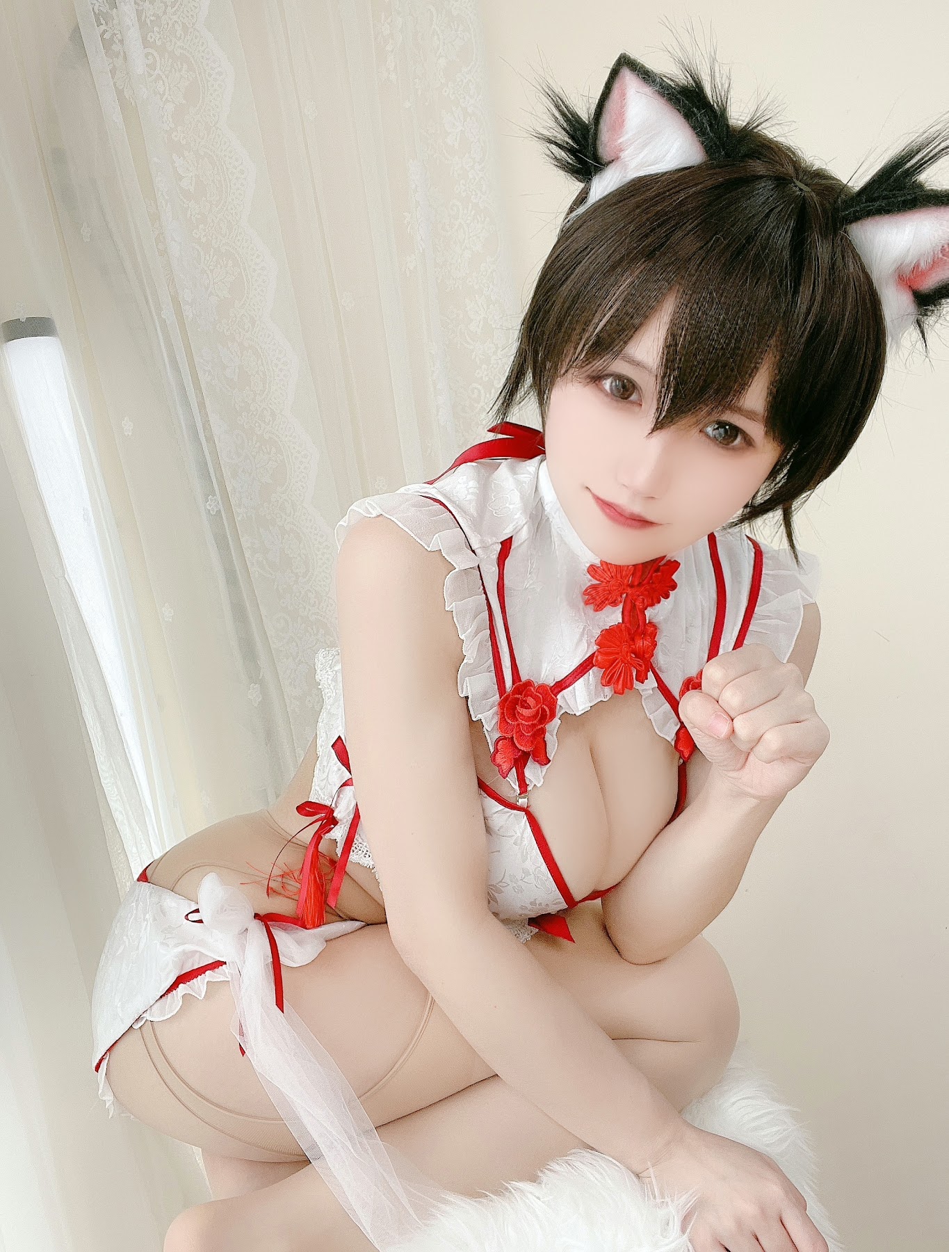 Coser@小仓千代w No.017 短发猫耳 - P4