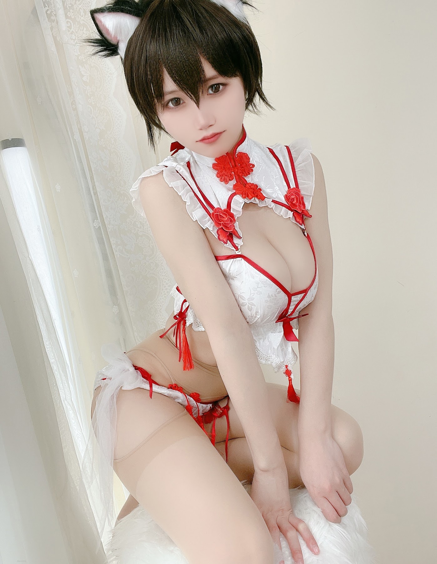 Coser@小仓千代w No.017 短发猫耳 - P6