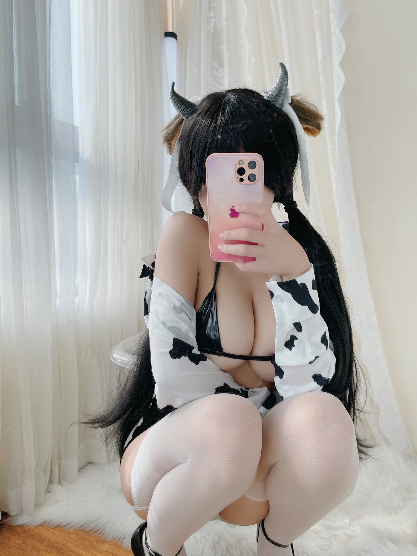 Coser@小仓千代w No.019 奶牛衬衣 - P10