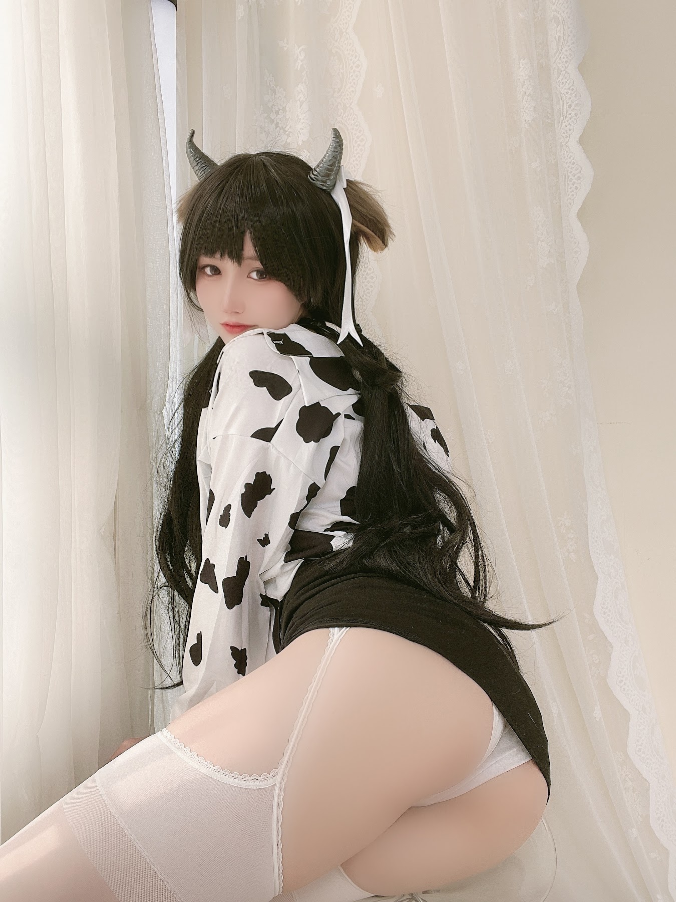 Coser@小仓千代w No.019 奶牛衬衣 - P27
