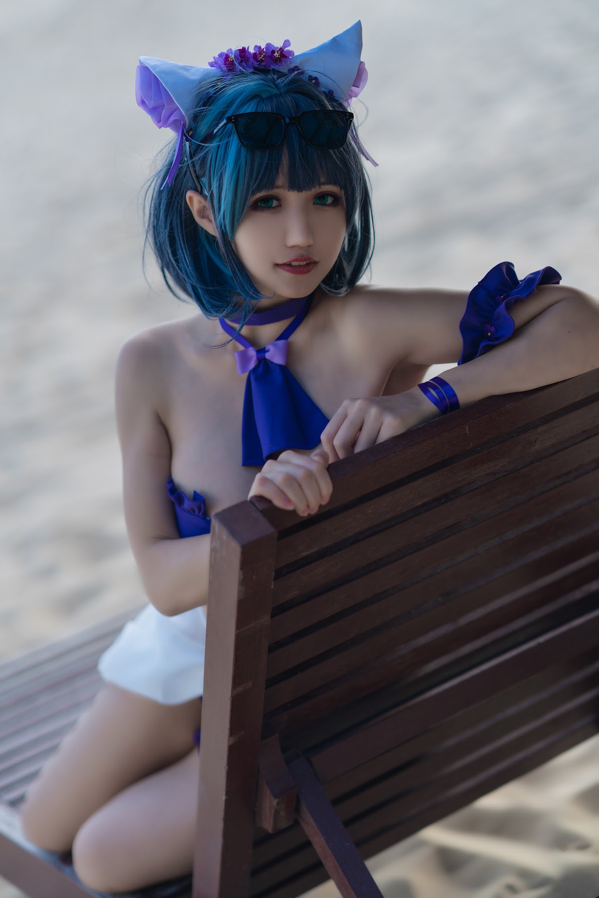 Coser@小仓千代w No.044 1月舰长 柴郡泳装 - P19
