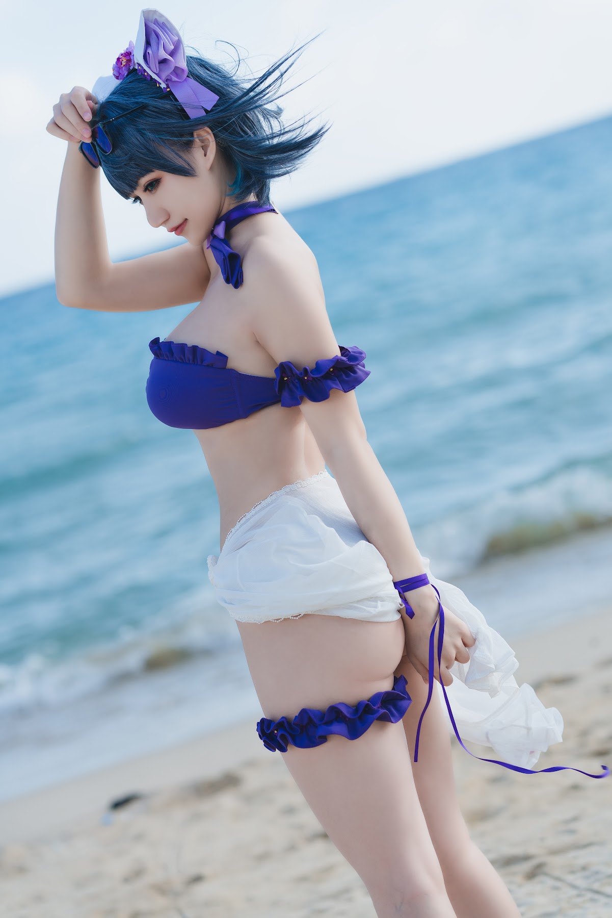 Coser@小仓千代w No.044 1月舰长 柴郡泳装 - P5