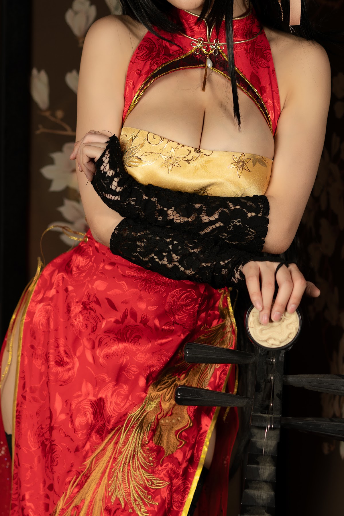 Coser@小仓千代w No.058 大凤旗袍 - P29