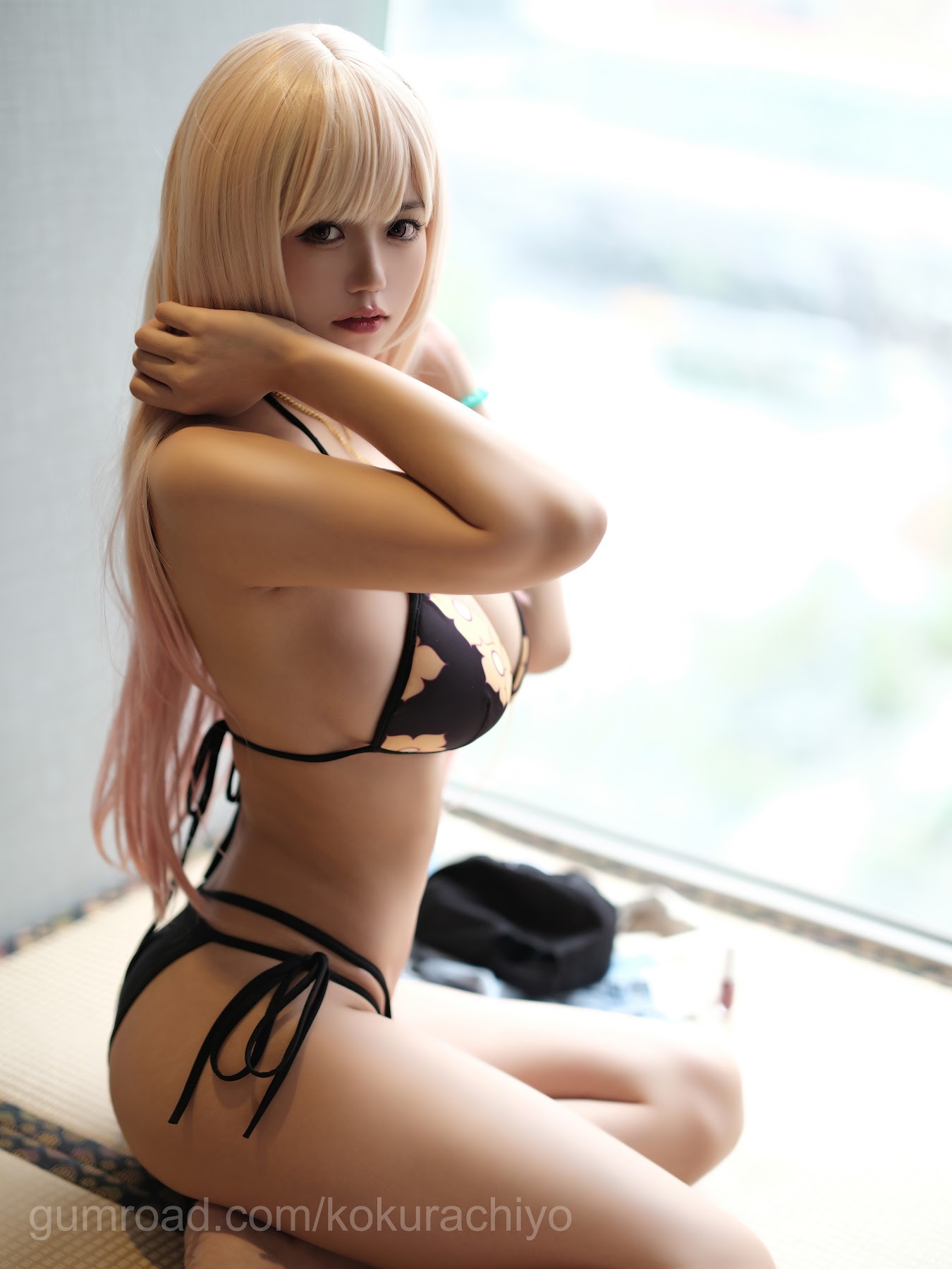 Coser@小仓千代w No.026 喜多川海夢泳装 - P18