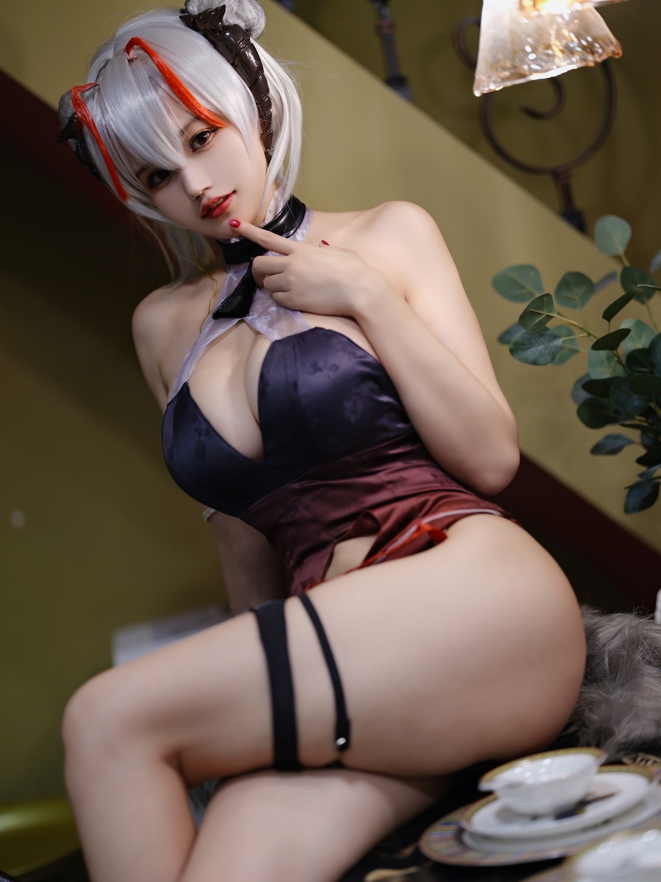 Coser@小仓千代w No.021 w旗袍 - P10