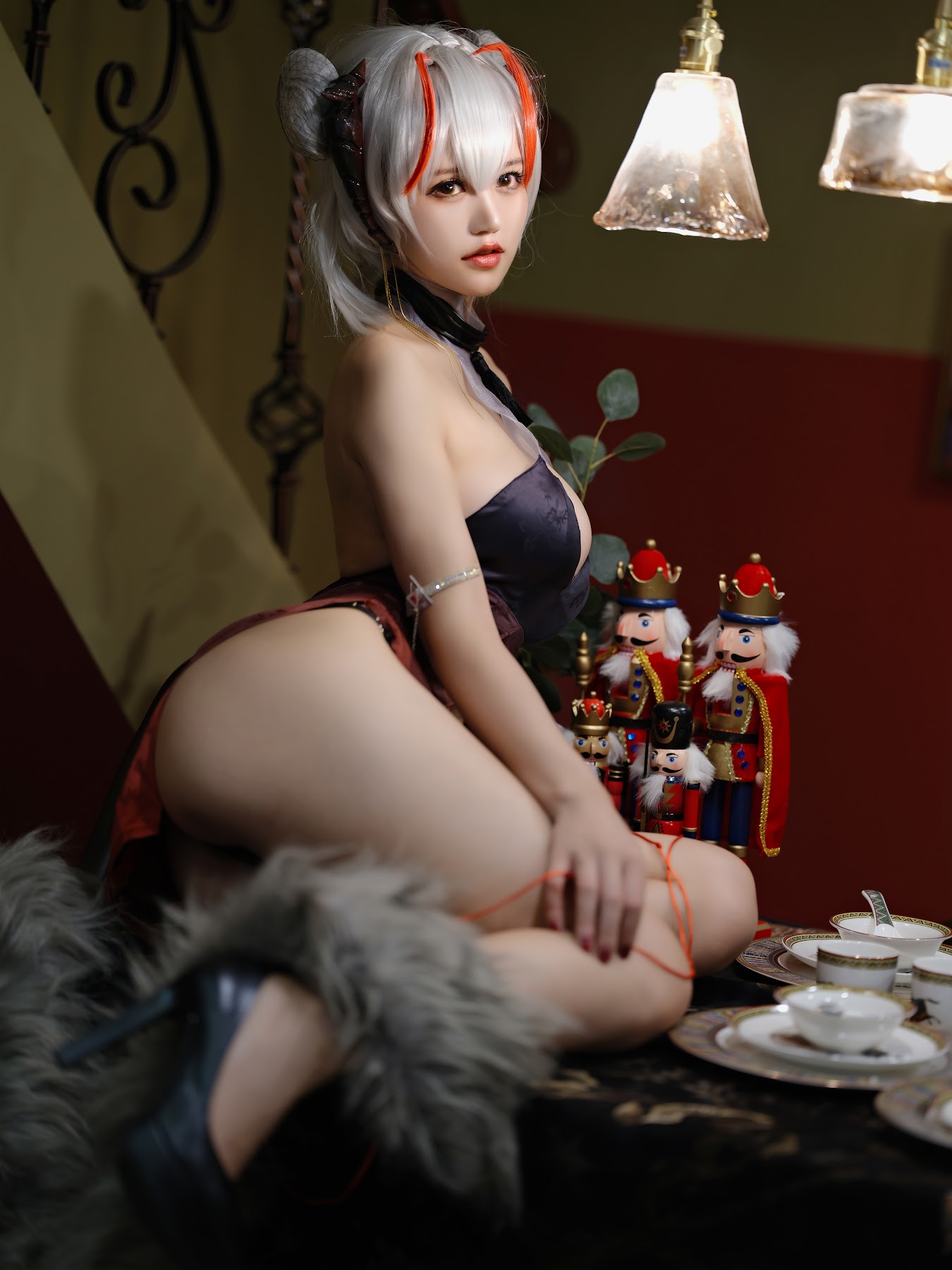 Coser@小仓千代w No.021 w旗袍 - P13