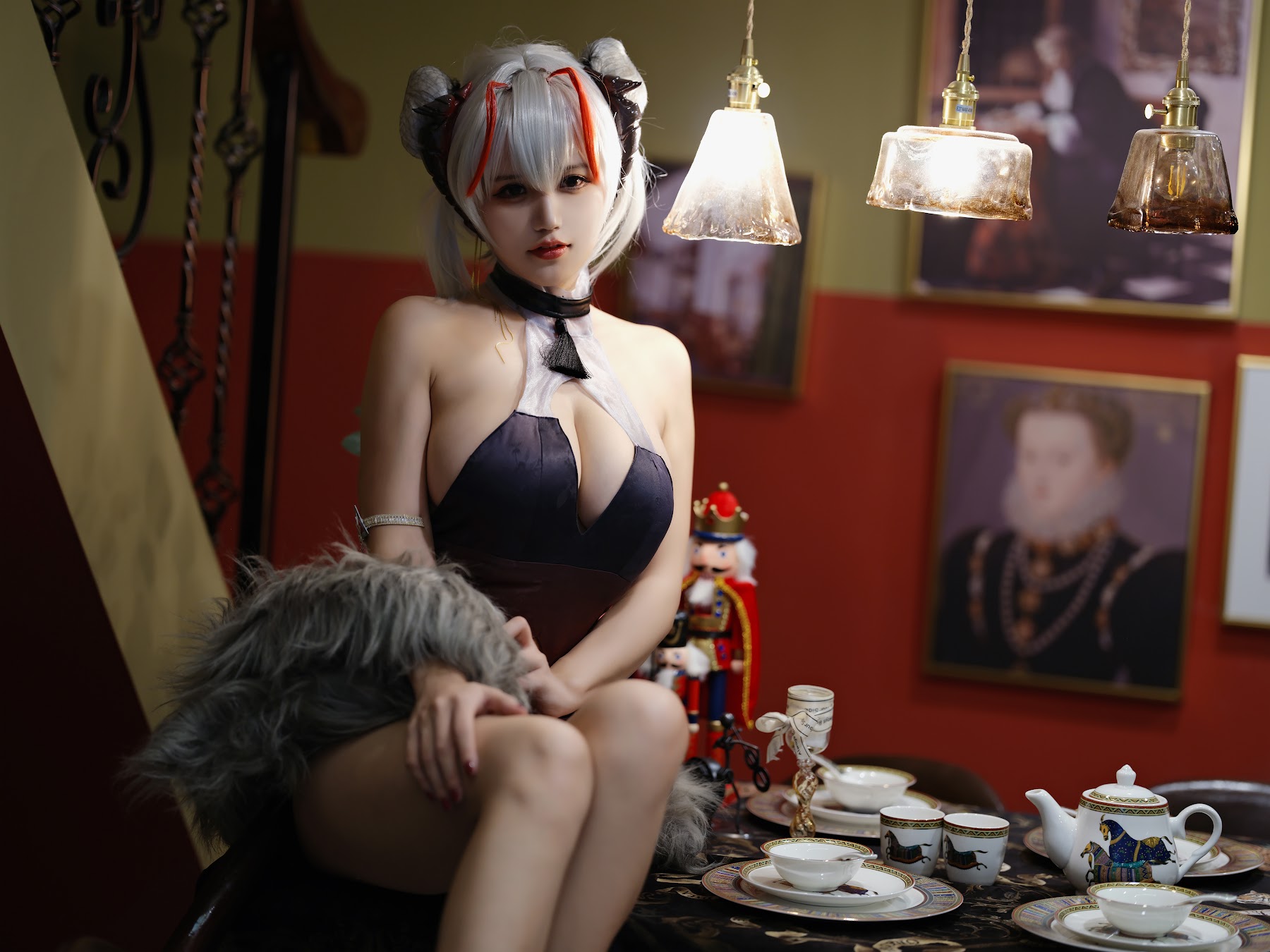 Coser@小仓千代w No.021 w旗袍 - P1