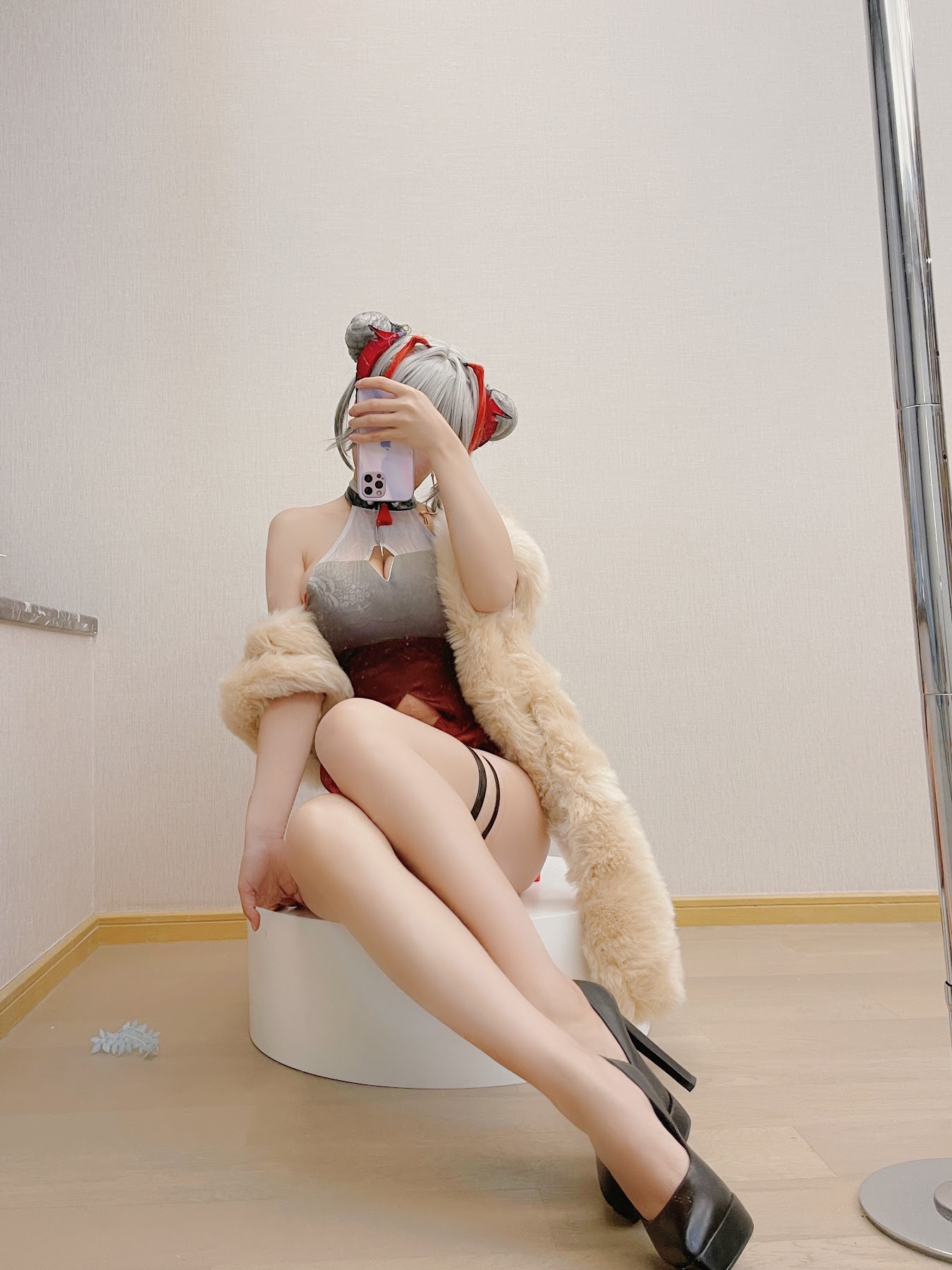 Coser@小仓千代w No.021 w旗袍 - P31