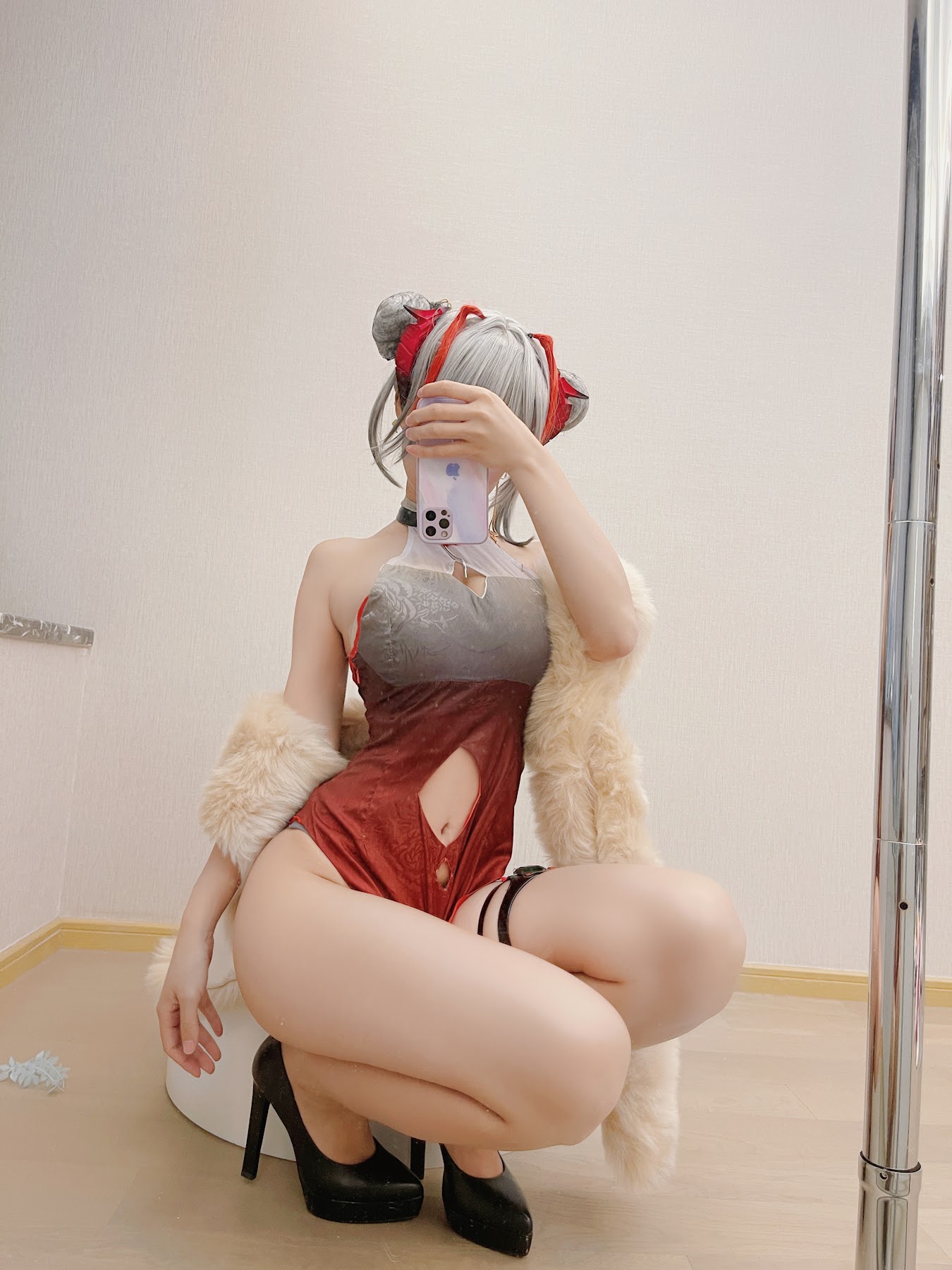 Coser@小仓千代w No.021 w旗袍 - P32