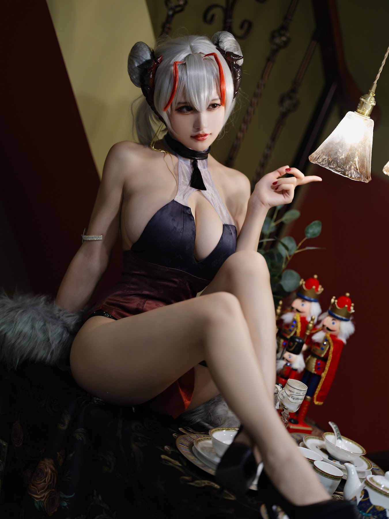 Coser@小仓千代w No.021 w旗袍 - P6