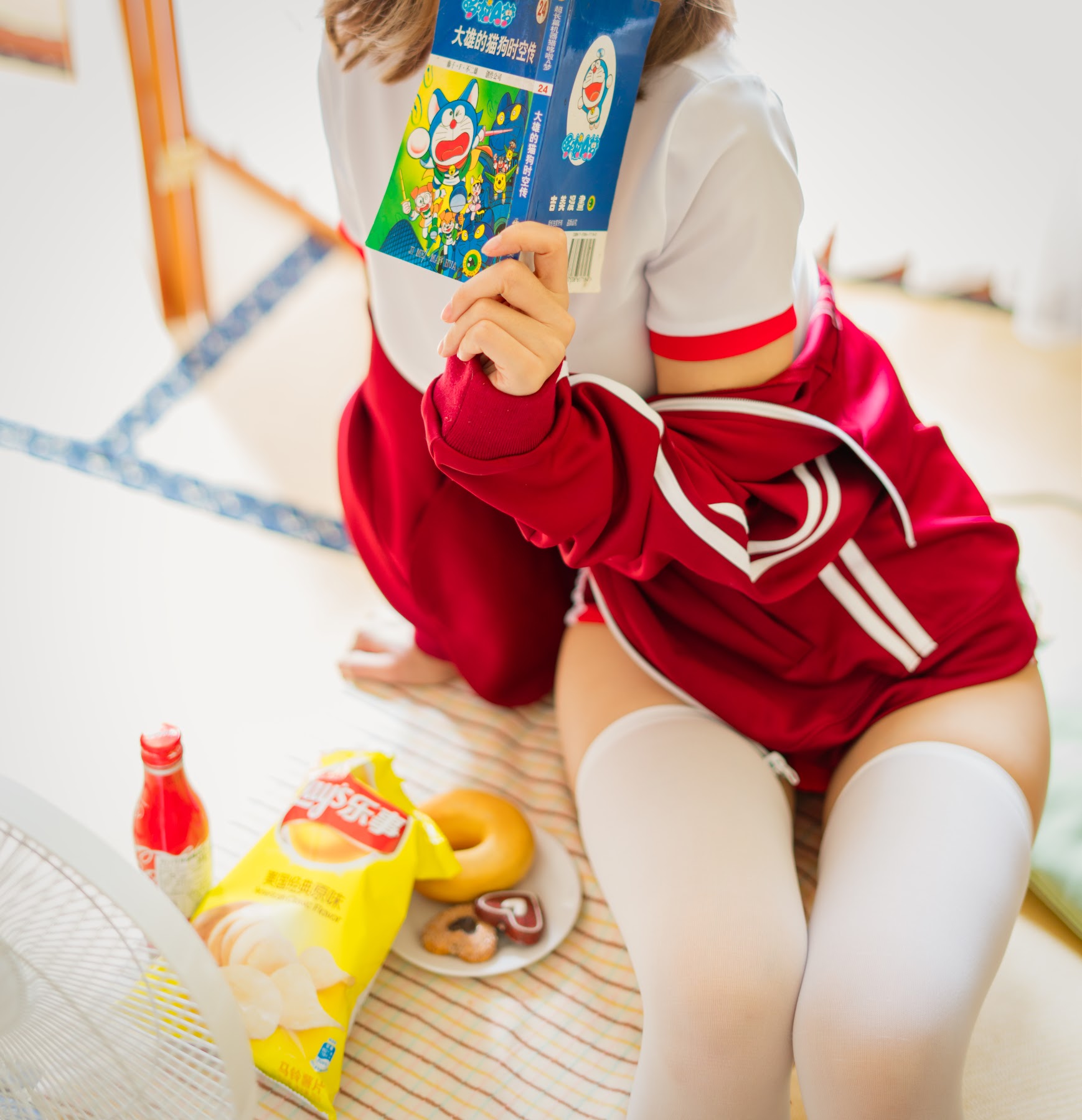 Coser@小仓千代w No.005 红色体操服 - P21