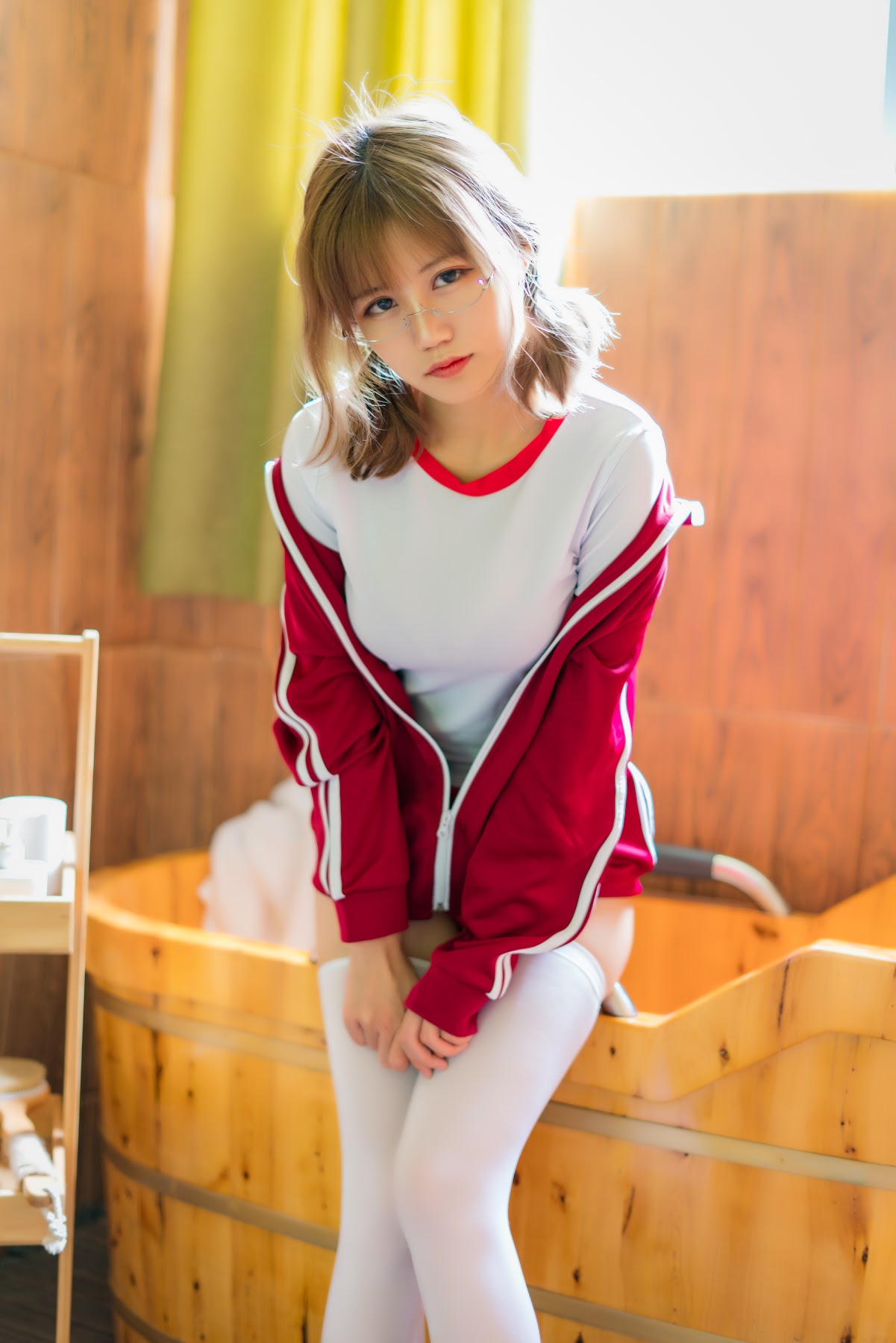 Coser@小仓千代w No.005 红色体操服 - P6