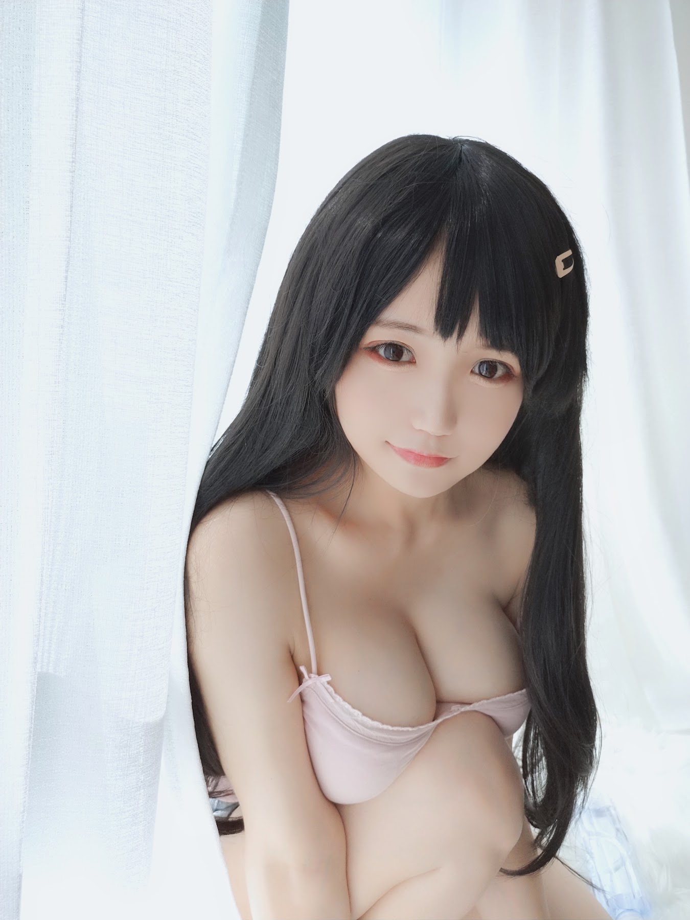 Coser@小仓千代w No.003 粉色吊带 - P14