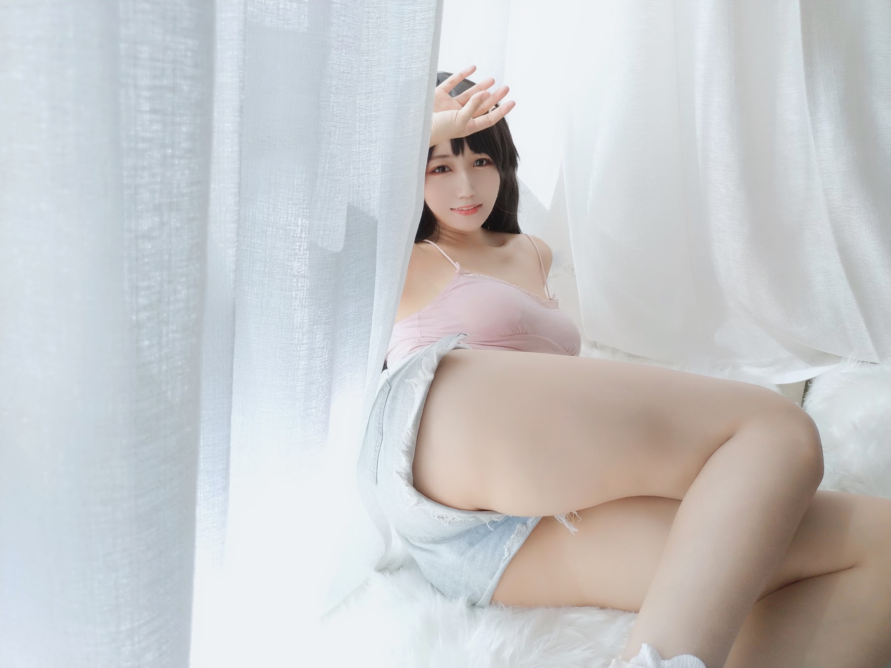 Coser@小仓千代w No.003 粉色吊带 - P15