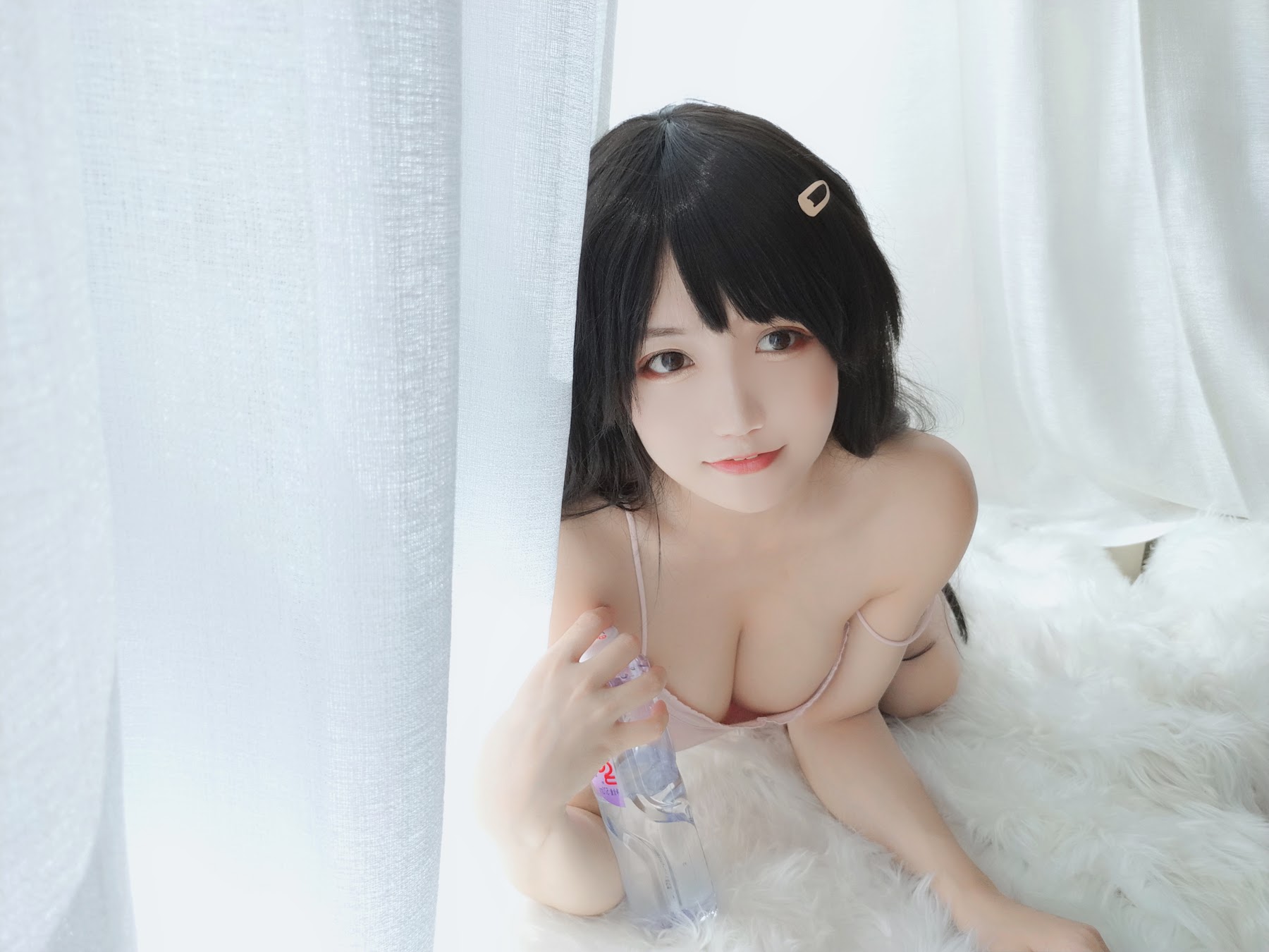 Coser@小仓千代w No.003 粉色吊带 - P17
