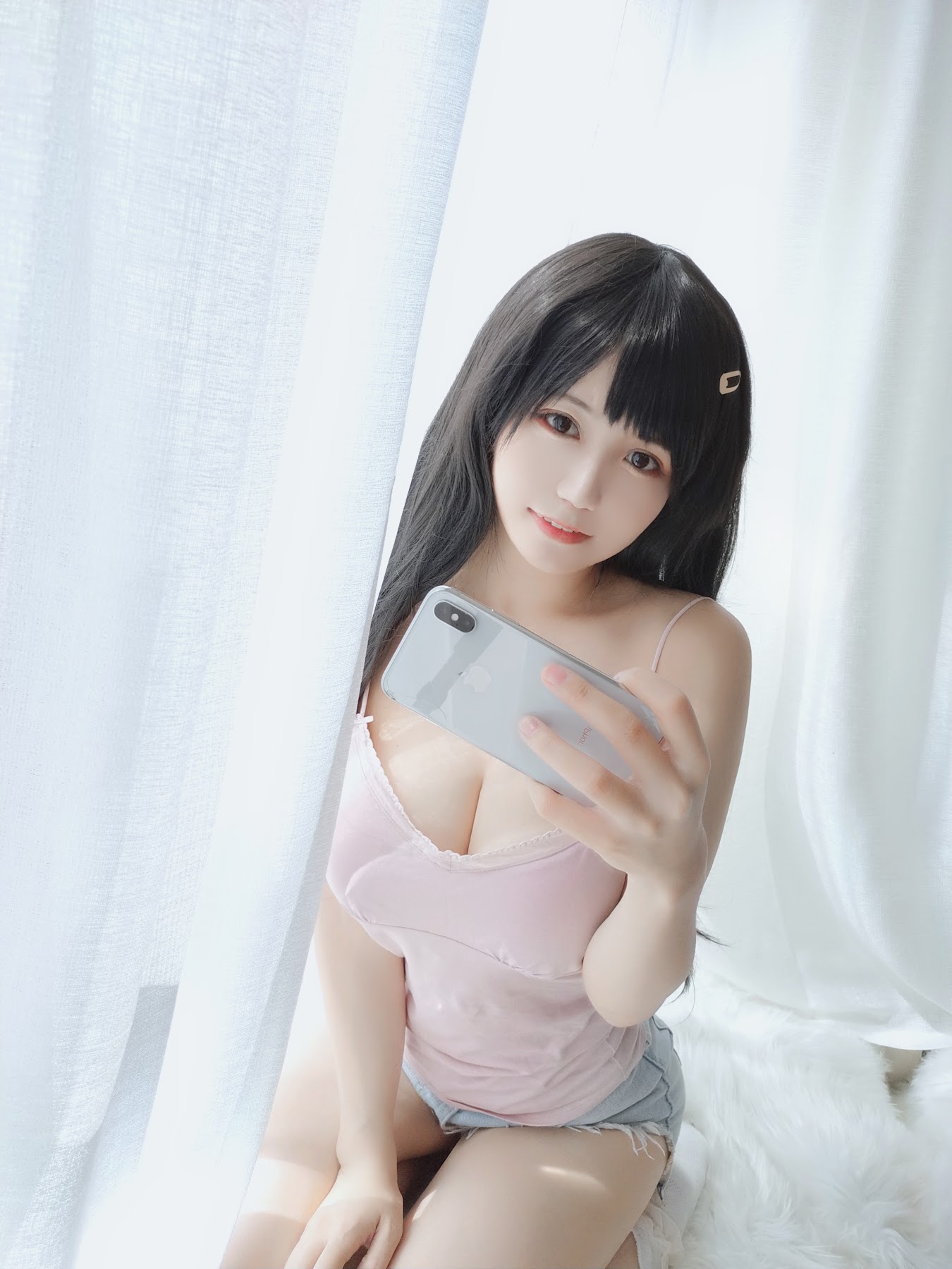 Coser@小仓千代w No.003 粉色吊带 - P26