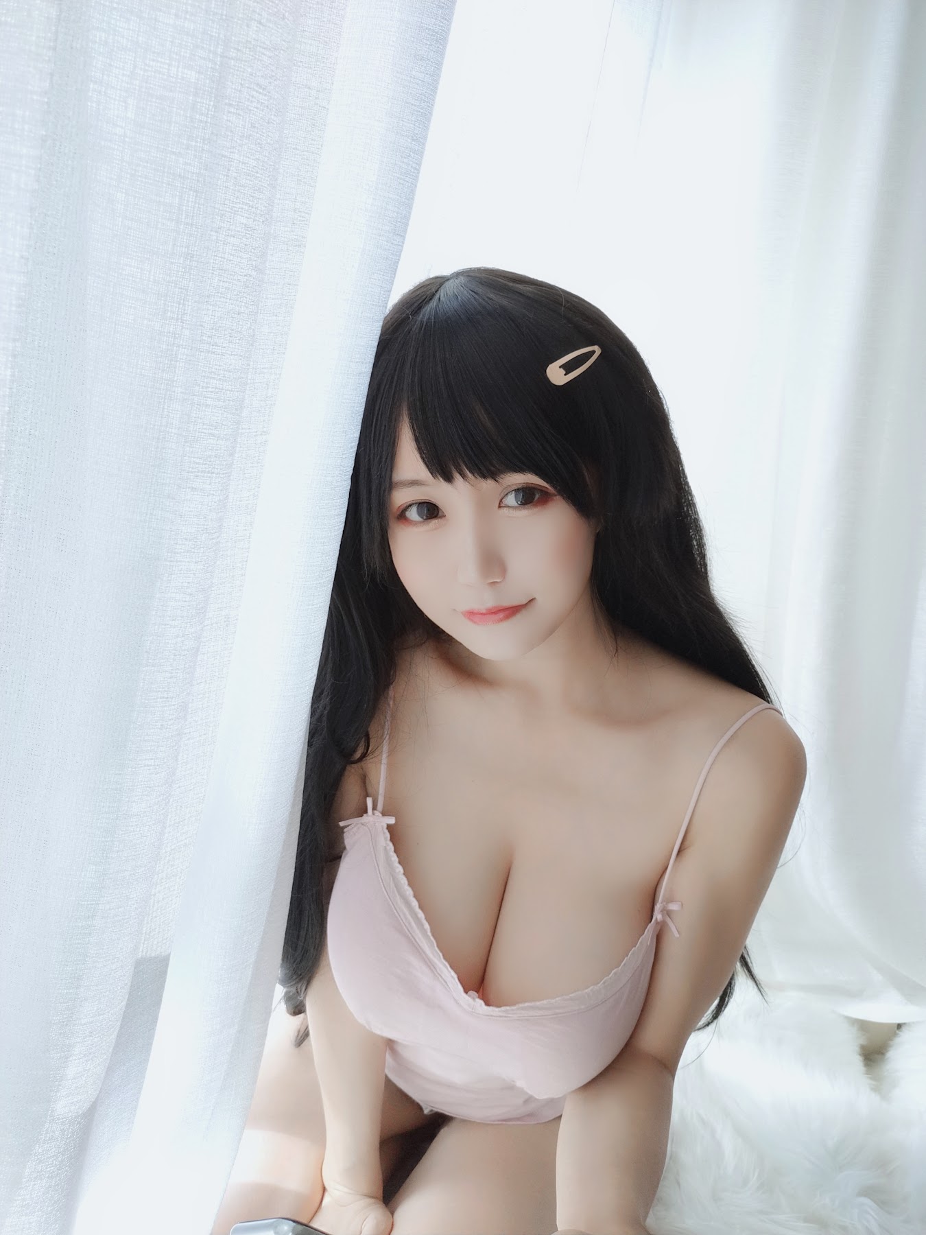 Coser@小仓千代w No.003 粉色吊带 - P28