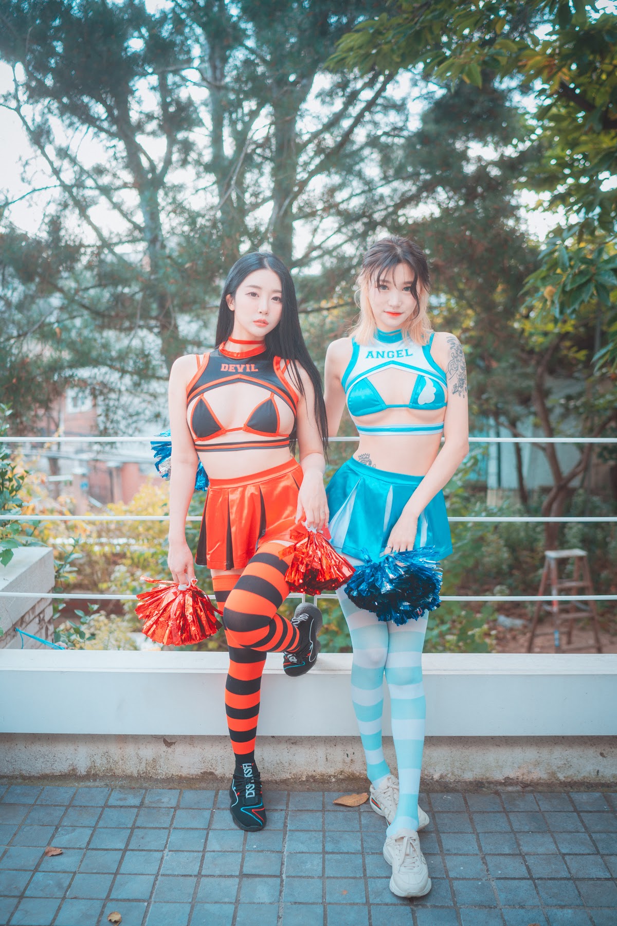 DJAWA Photo – Tae Ri (태리) & Bomi (보미) – Devil 666 & Angel 777 - P22