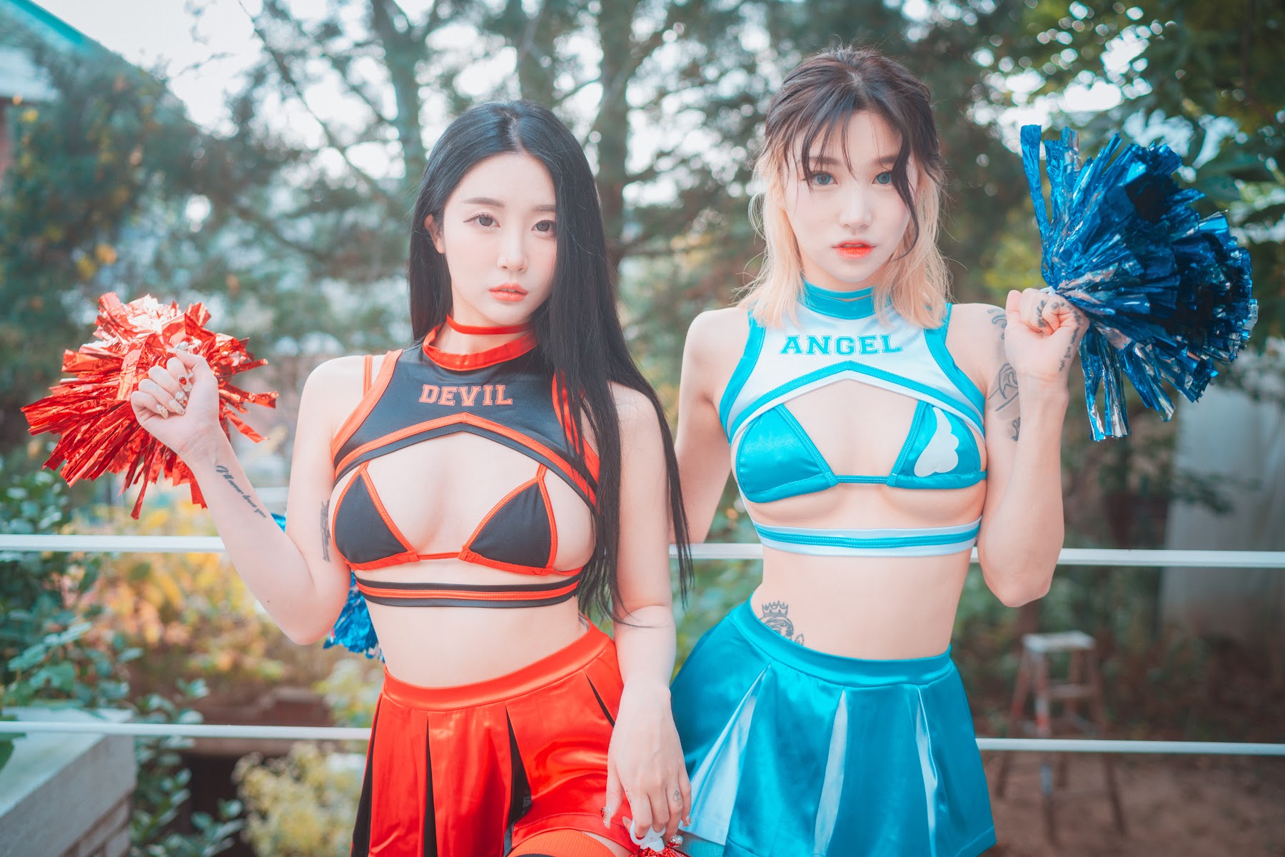 DJAWA Photo – Tae Ri (태리) & Bomi (보미) – Devil 666 & Angel 777 - P23