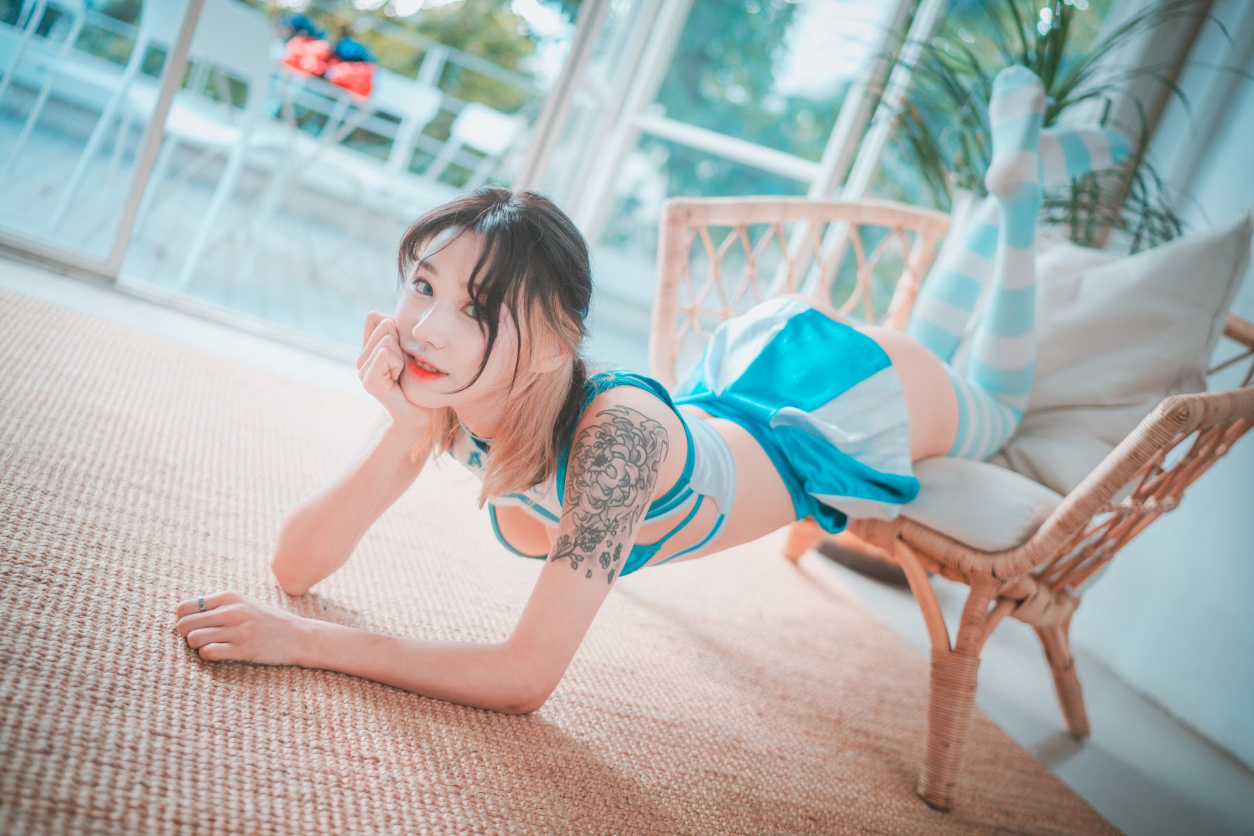 DJAWA Photo – Tae Ri (태리) & Bomi (보미) – Devil 666 & Angel 777 - P43
