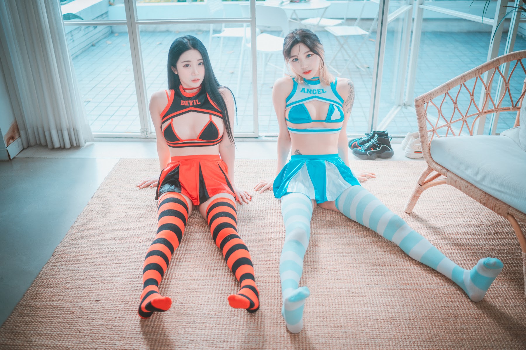 DJAWA Photo – Tae Ri (태리) & Bomi (보미) – Devil 666 & Angel 777 - P50