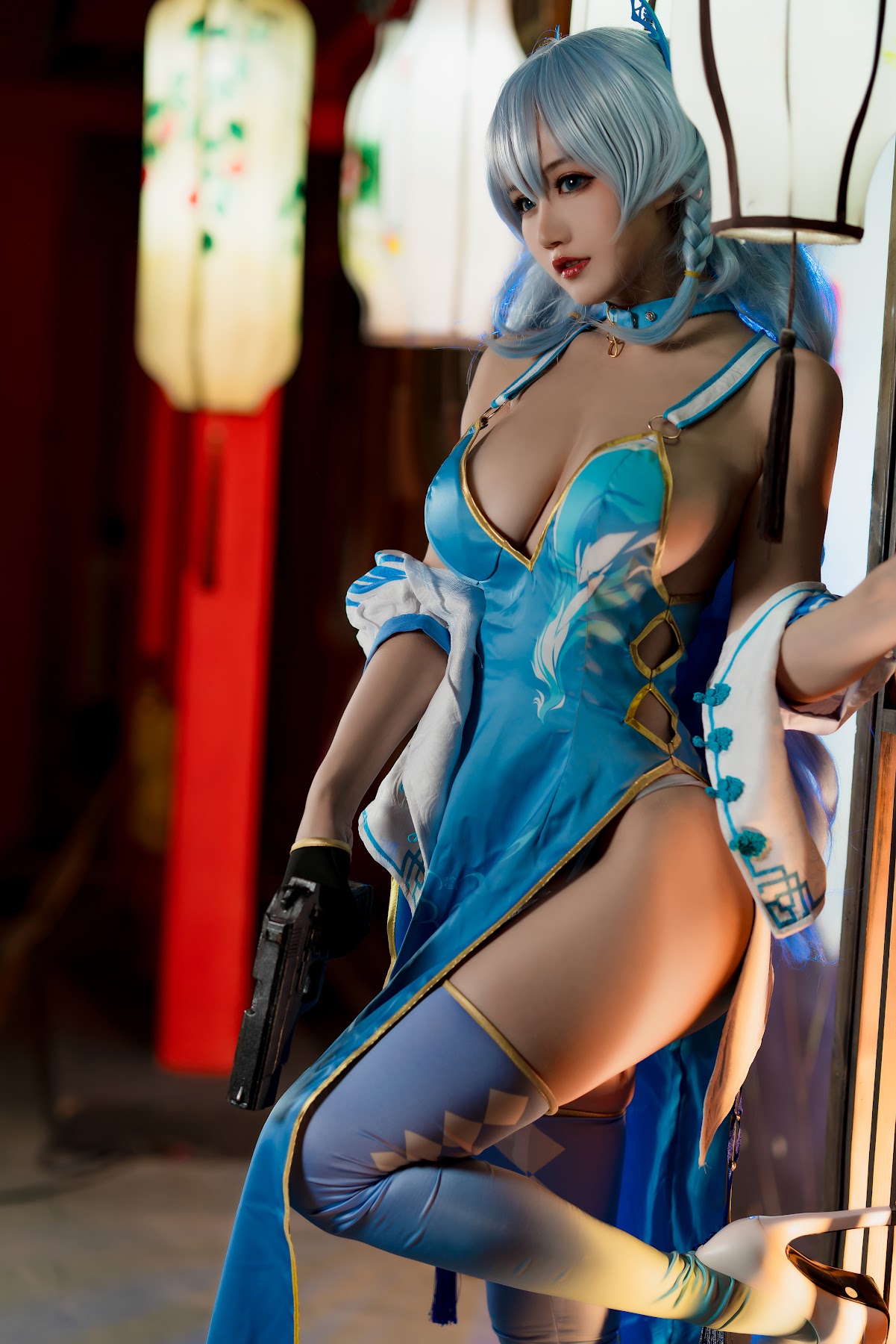 Coser@小仓千代w No.059 pa15旗袍 - P19