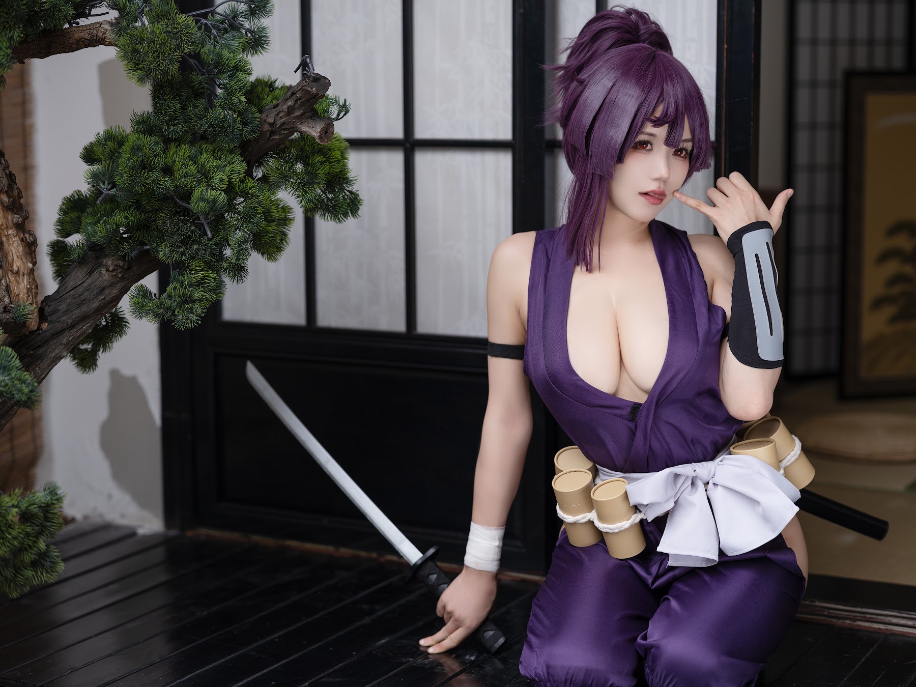 Coser@小仓千代w No.060 Yuzuriha 地狱楽 杠 - P17