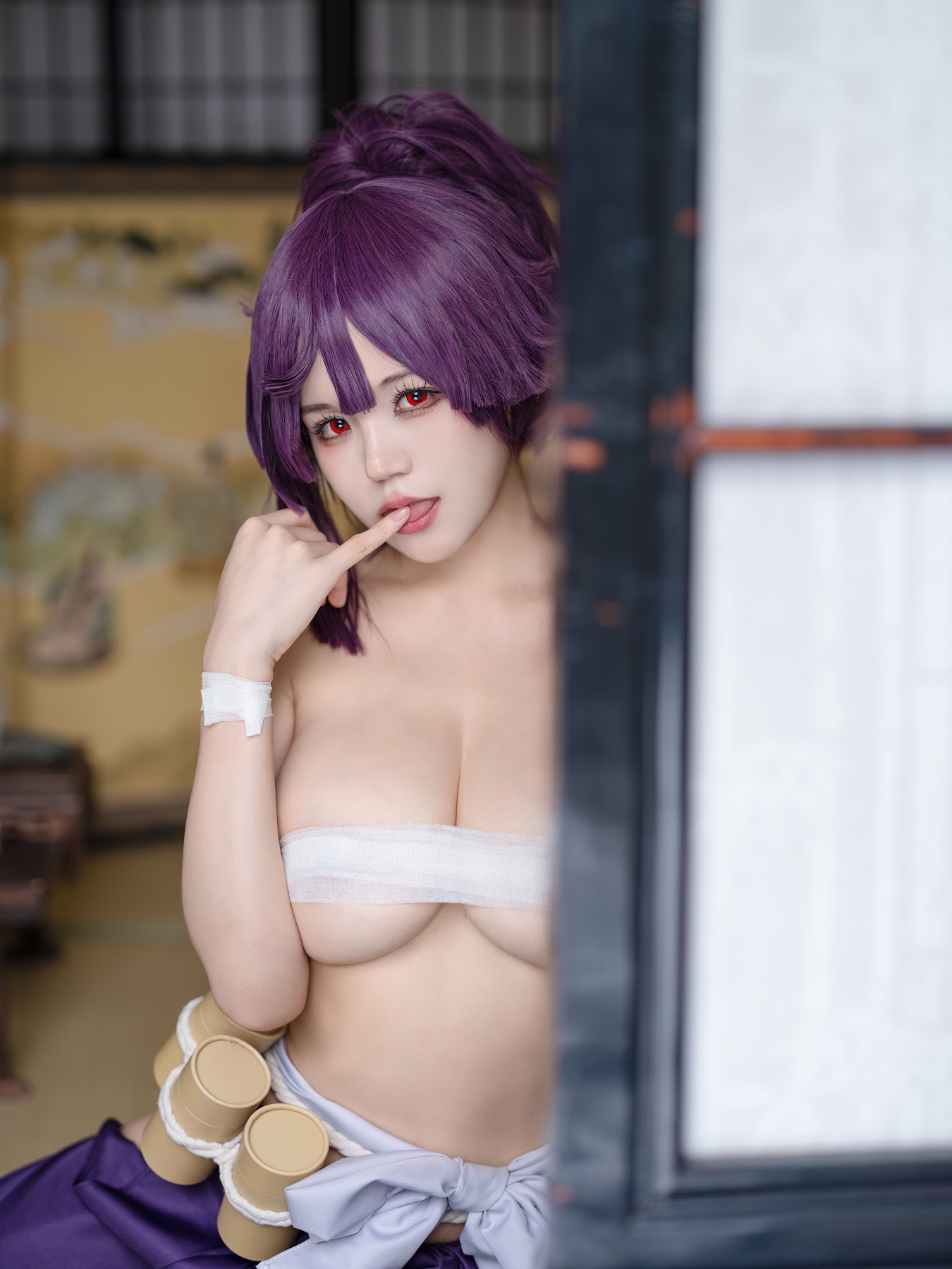 Coser@小仓千代w No.060 Yuzuriha 地狱楽 杠 - P1