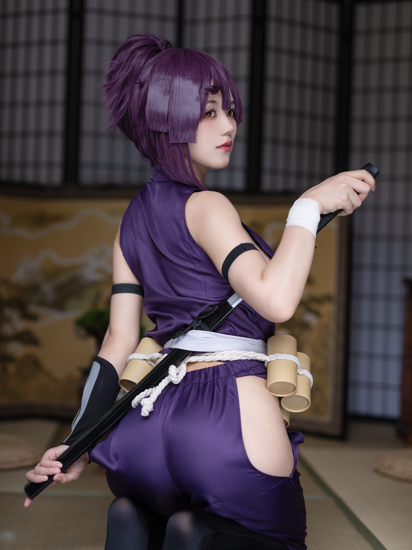 Coser@小仓千代w No.060 Yuzuriha 地狱楽 杠 - P21