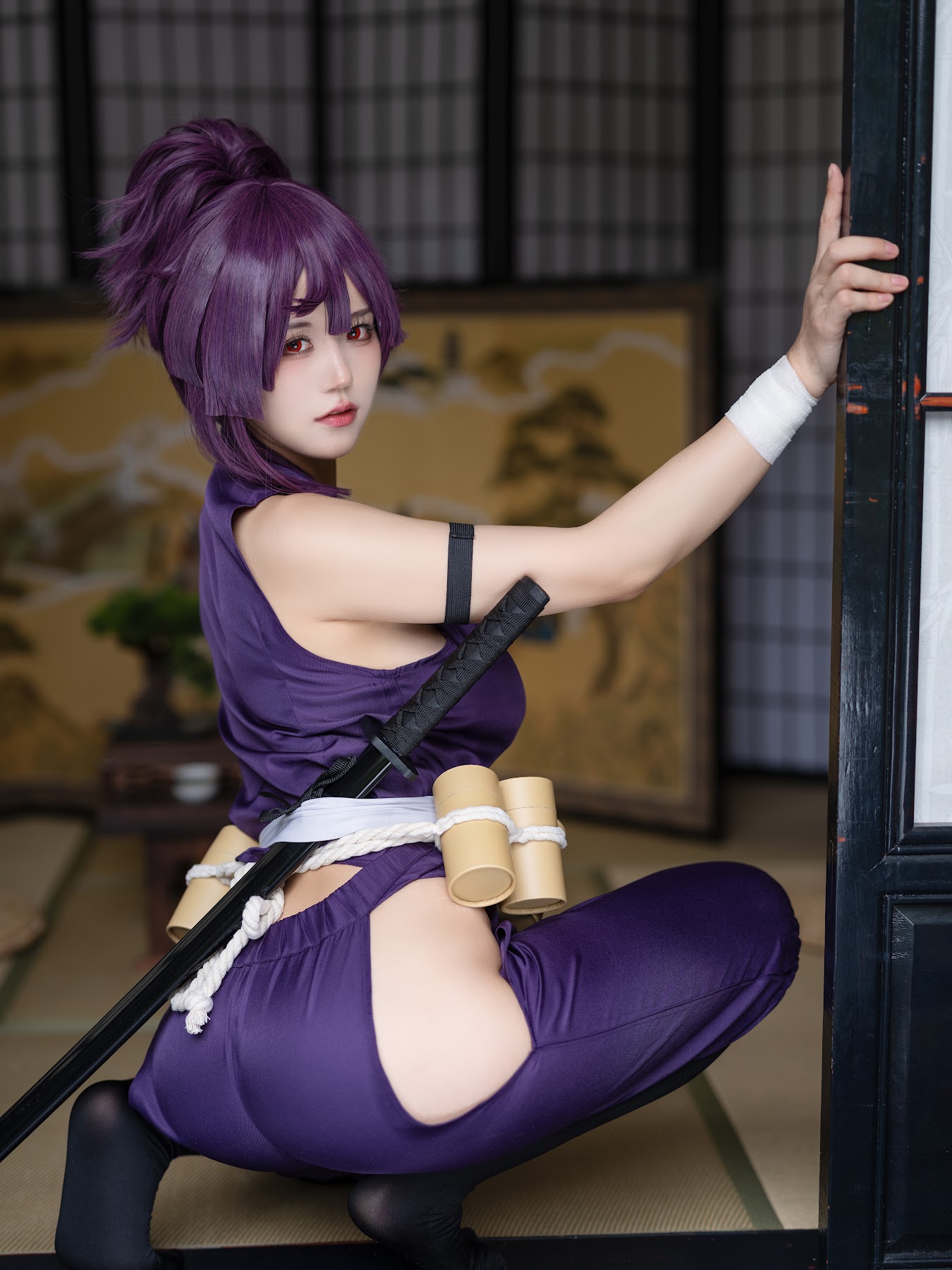 Coser@小仓千代w No.060 Yuzuriha 地狱楽 杠 - P22