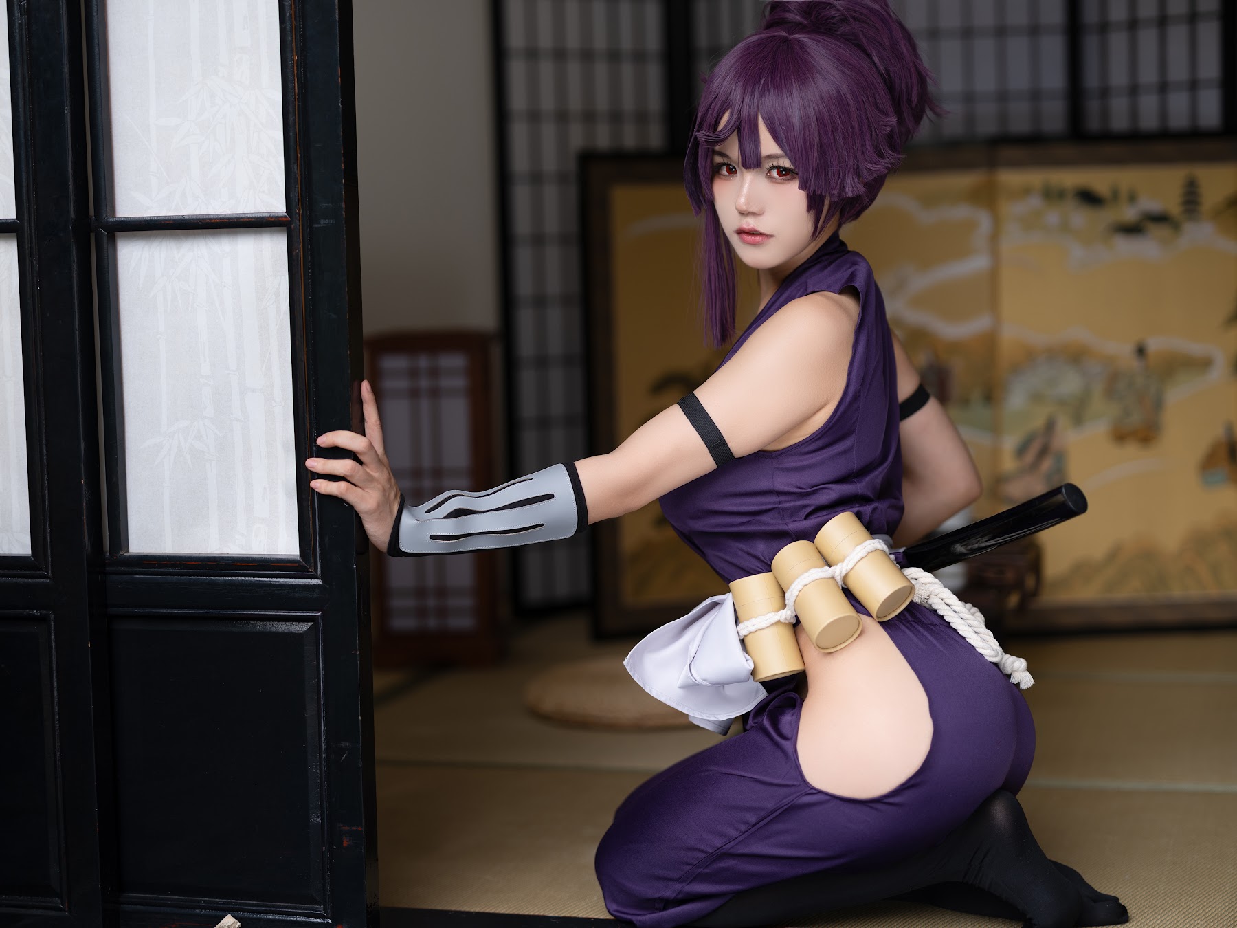 Coser@小仓千代w No.060 Yuzuriha 地狱楽 杠 - P24