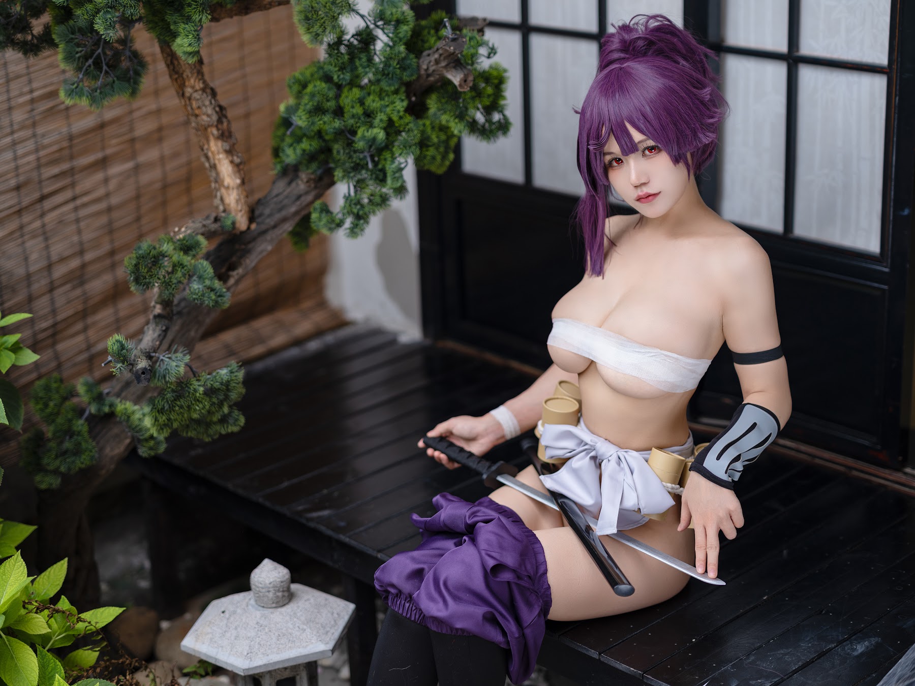 Coser@小仓千代w No.060 Yuzuriha 地狱楽 杠 - P4