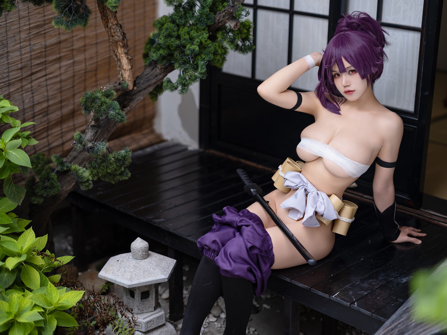 Coser@小仓千代w No.060 Yuzuriha 地狱楽 杠 - P5