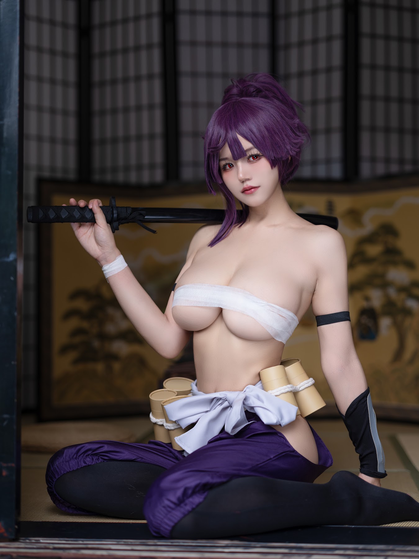 Coser@小仓千代w No.060 Yuzuriha 地狱楽 杠 - P7