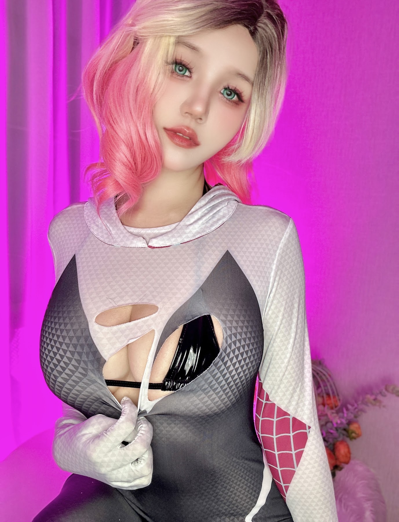 Coser@小仓千代w No.061 Spider Gwen 蜘蛛格温 - P6