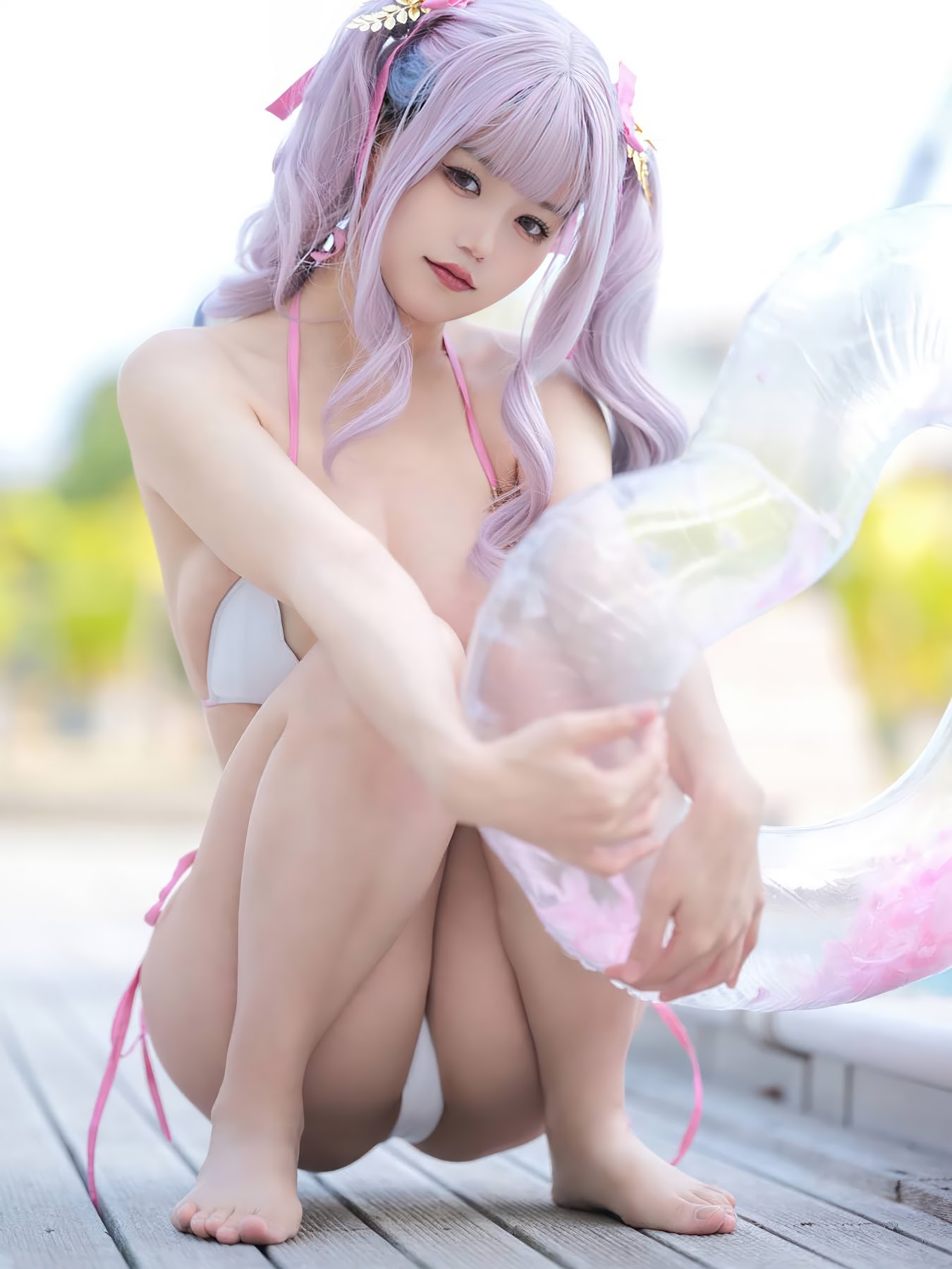 Coser@小仓千代w No.069 普利茅斯泳装 - P11