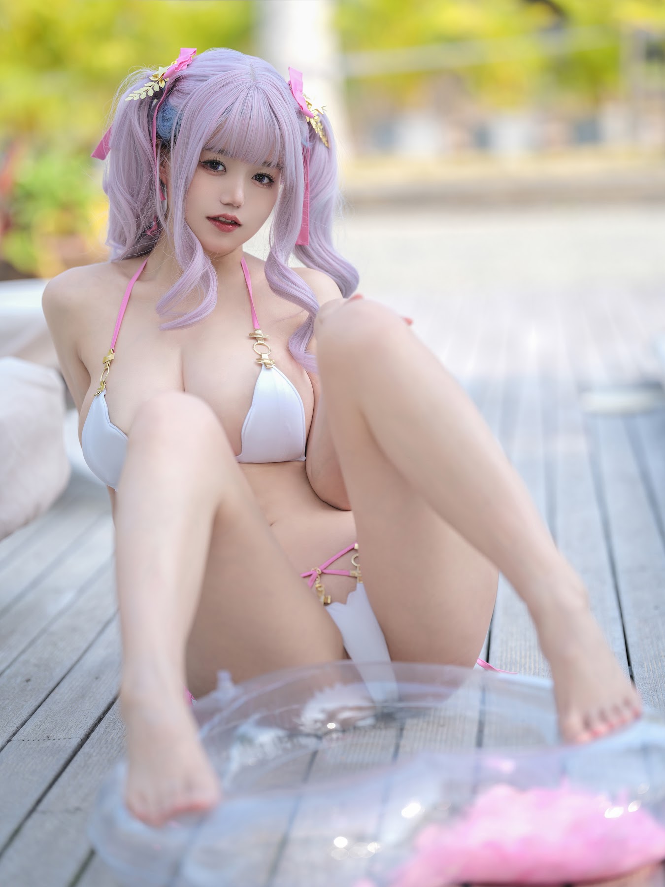 Coser@小仓千代w No.069 普利茅斯泳装 - P18