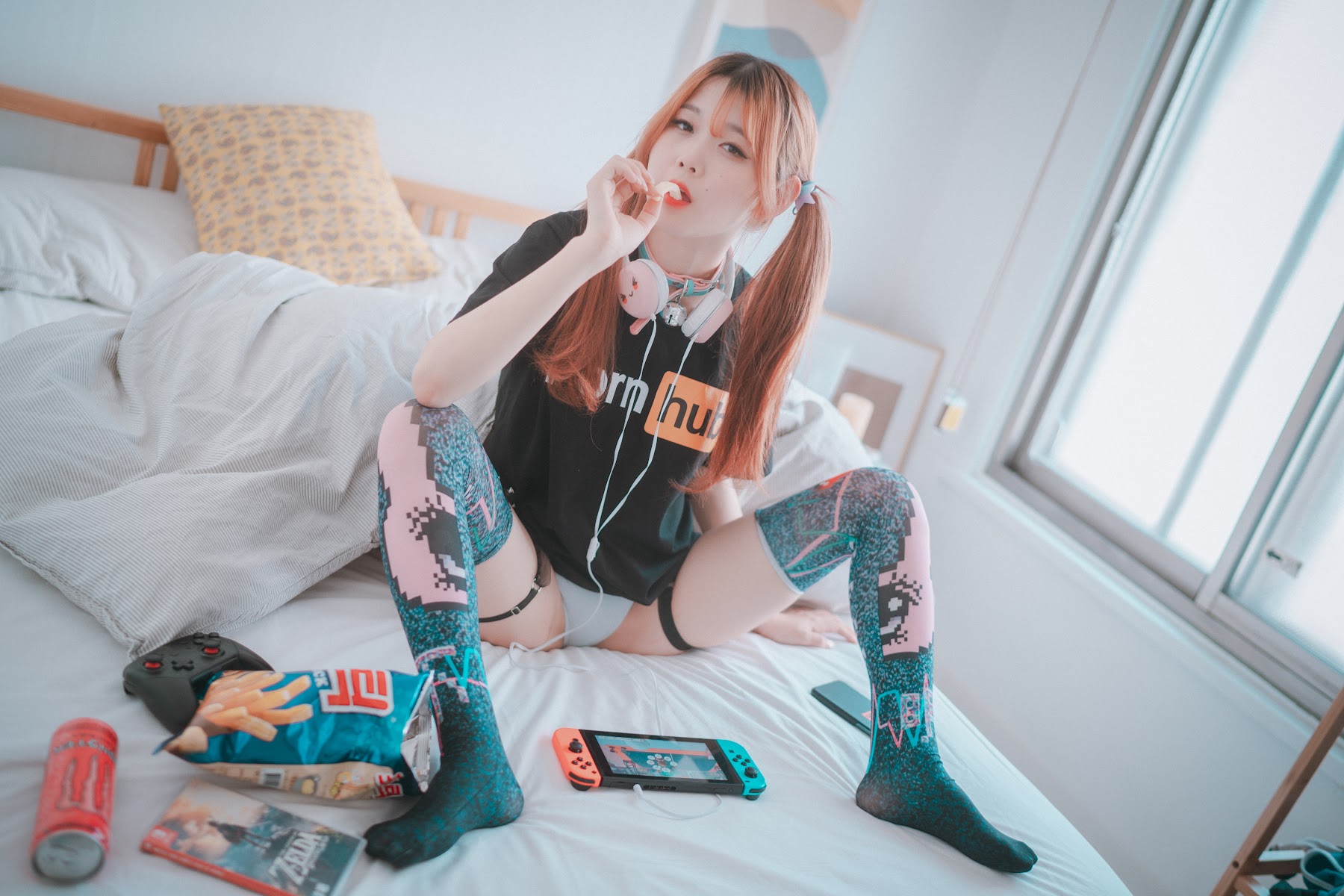 DJAWA Photo – Zia (지아) – Porn Hub Girl (Black ver) - P14