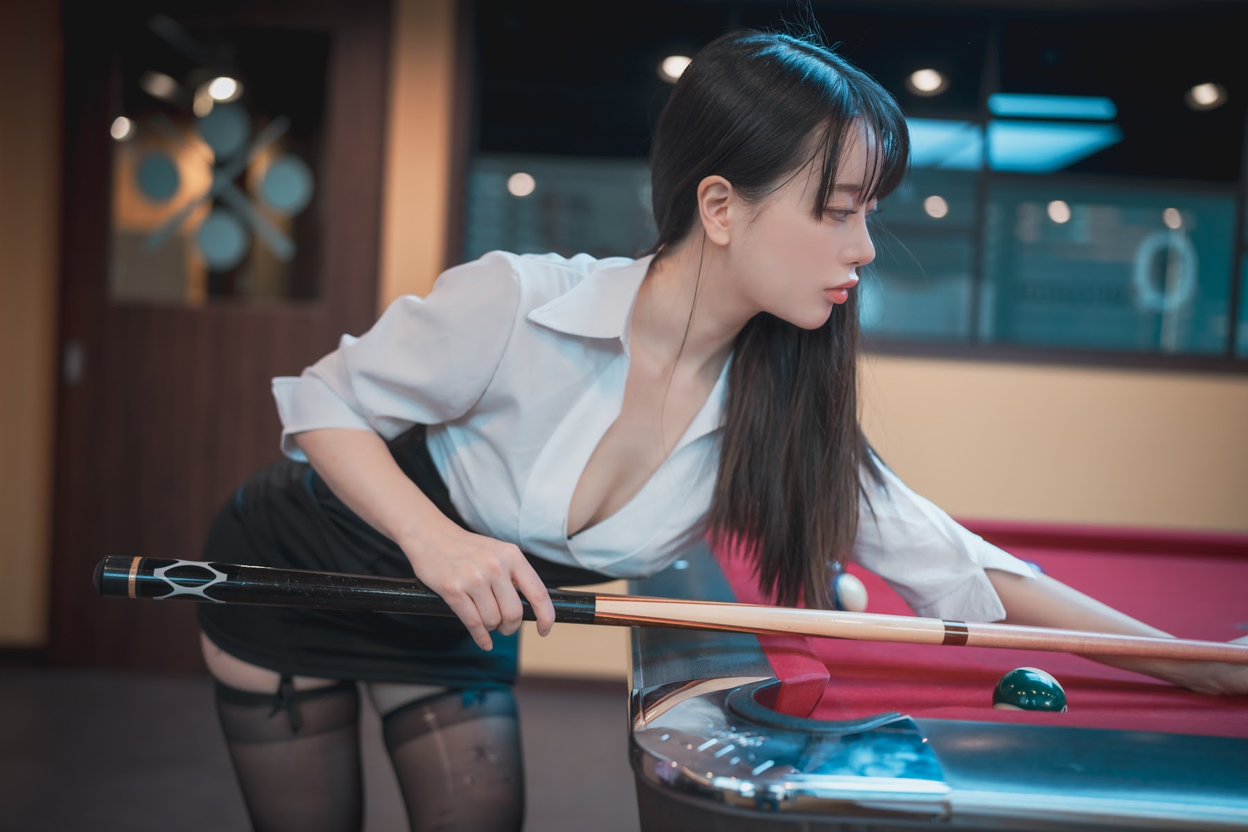 DJAWA Photo – ZziZzi – Billiards Girl – Office Look - P18